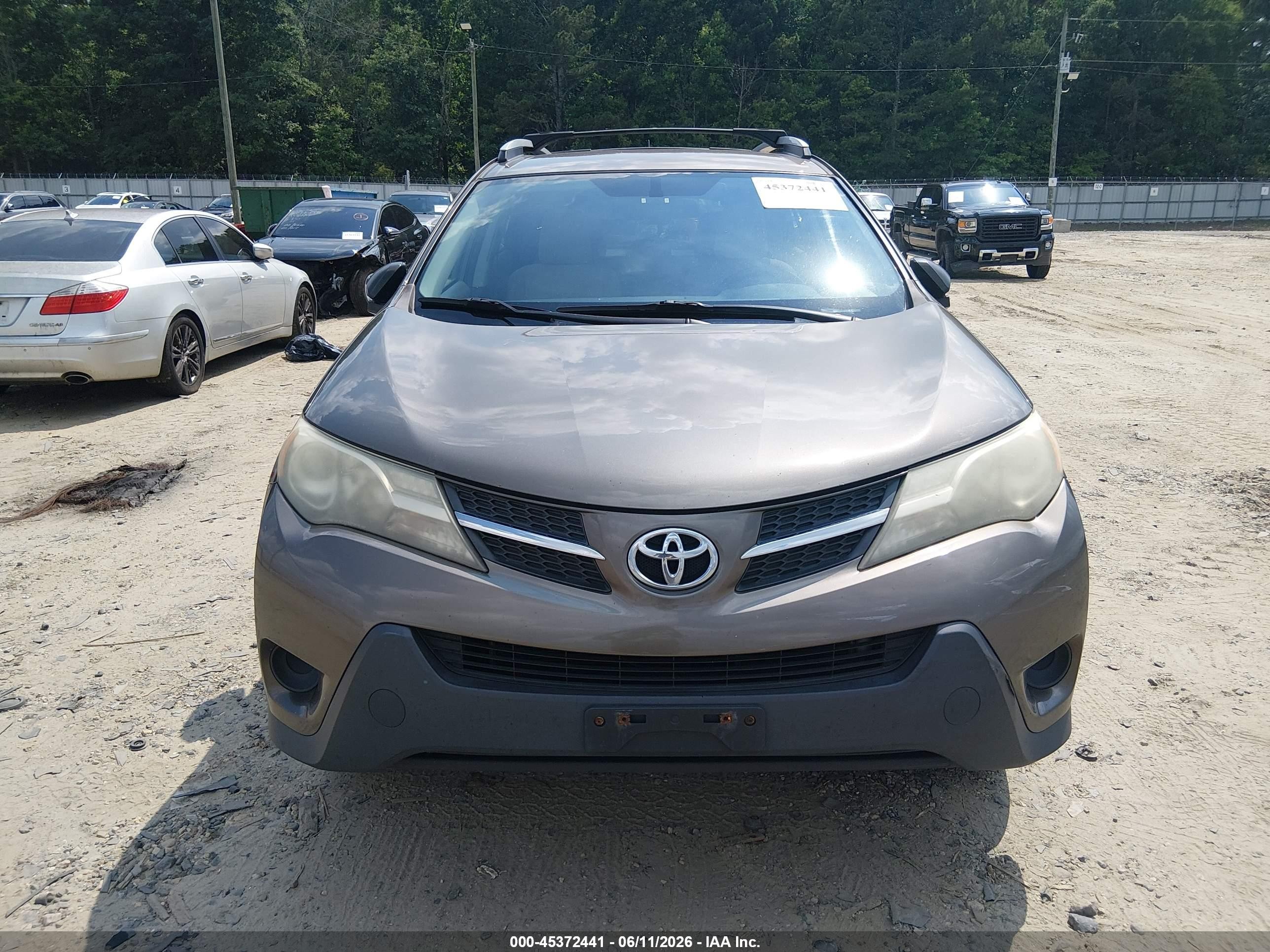 2013 Toyota Rav4 Le Коричневый vin: 2T3BFREV2DW061402