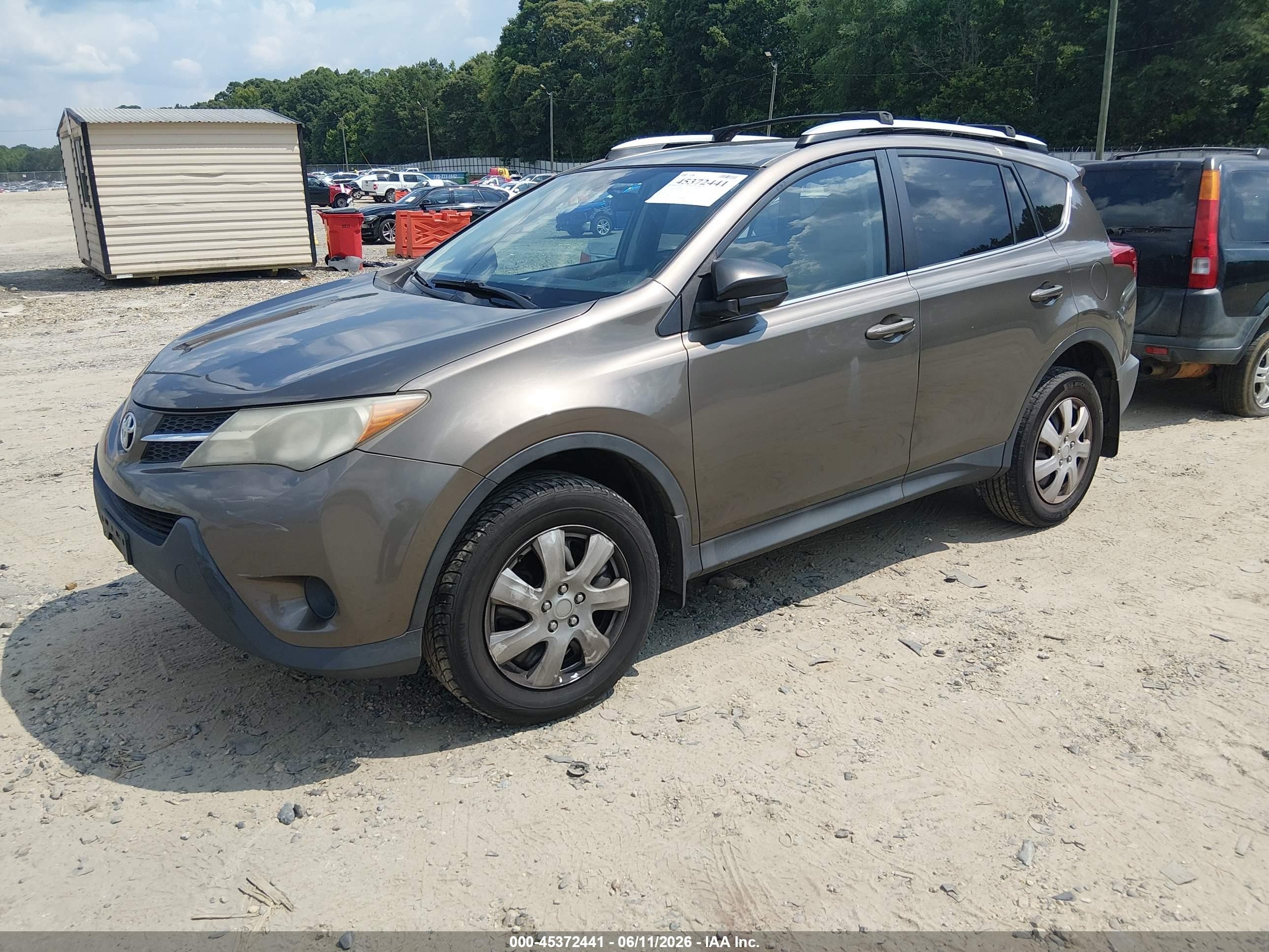 2013 Toyota Rav4 Le Коричневый vin: 2T3BFREV2DW061402