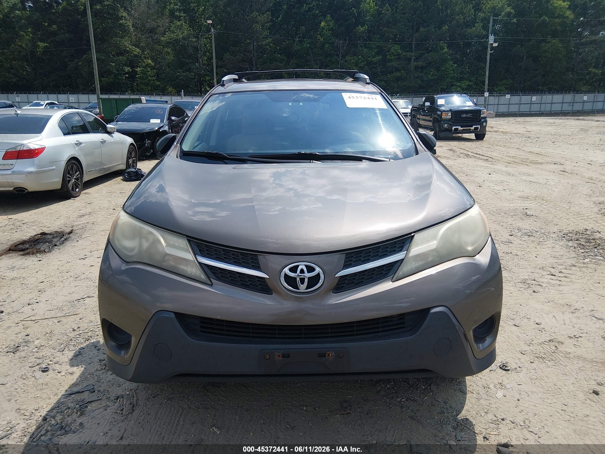 2013 Toyota Rav4 Le Коричневый vin: 2T3BFREV2DW061402