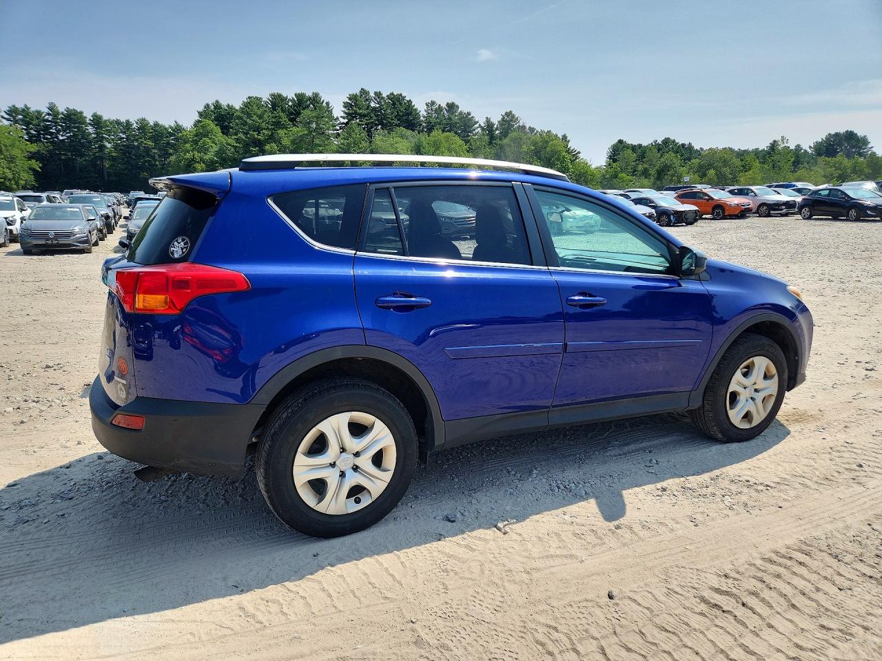 2014 Toyota Rav4 Le Синий vin: 2T3BFREV2EW165051