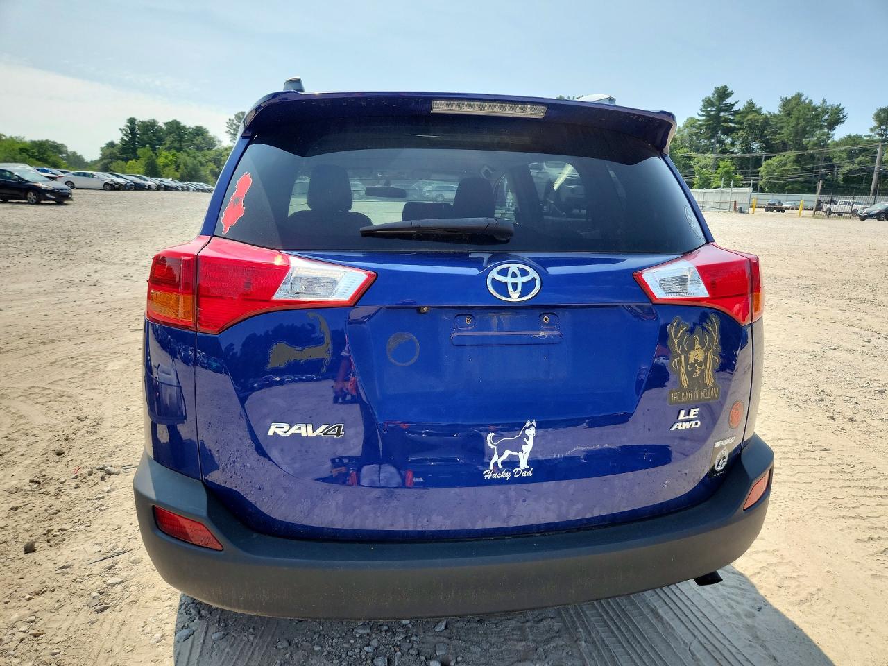 2014 Toyota Rav4 Le Синий vin: 2T3BFREV2EW165051