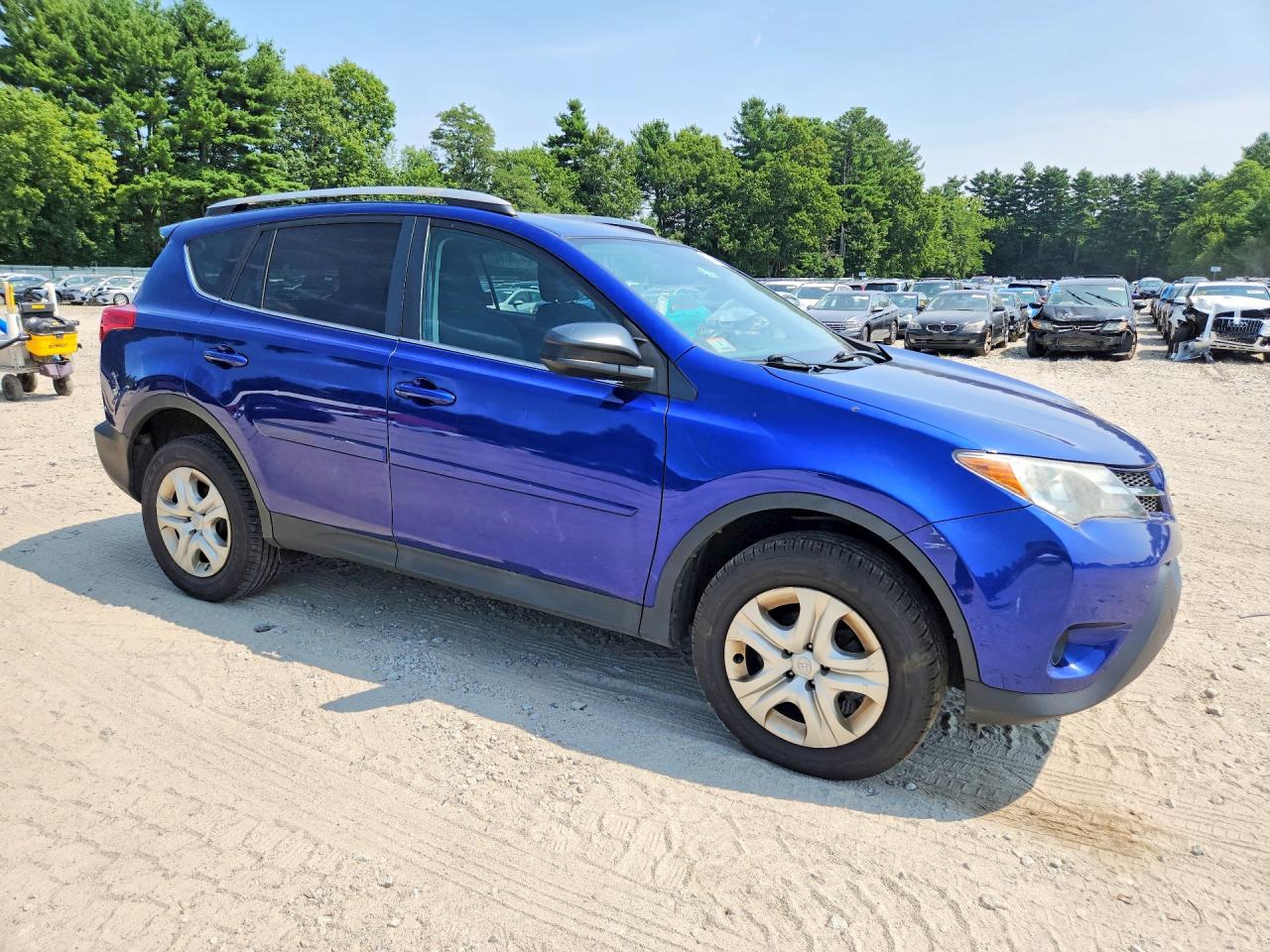 2014 Toyota Rav4 Le Синий vin: 2T3BFREV2EW165051