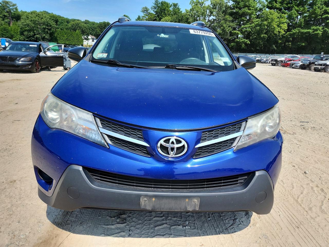 2014 Toyota Rav4 Le Синий vin: 2T3BFREV2EW165051