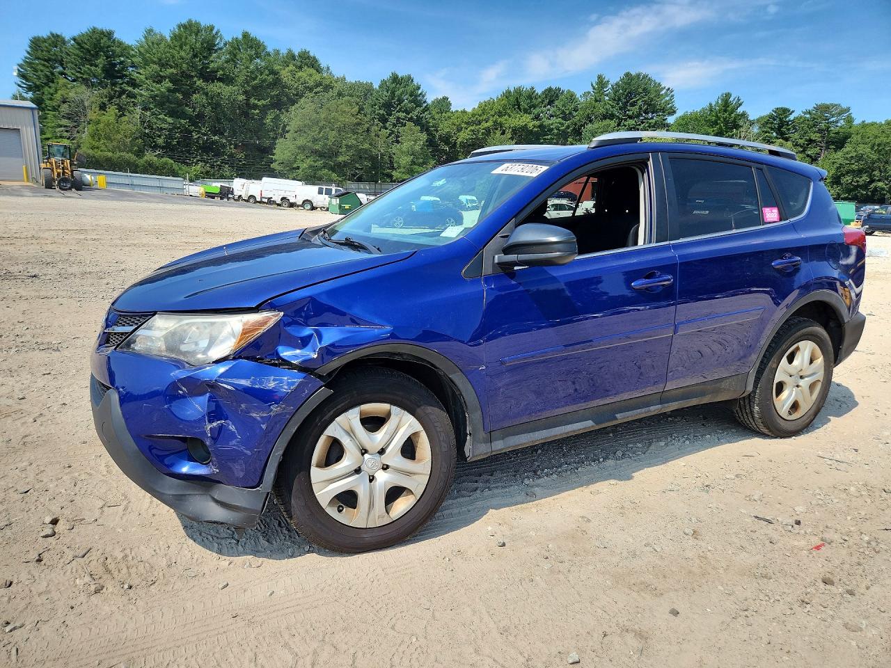2014 Toyota Rav4 Le Синий vin: 2T3BFREV2EW165051