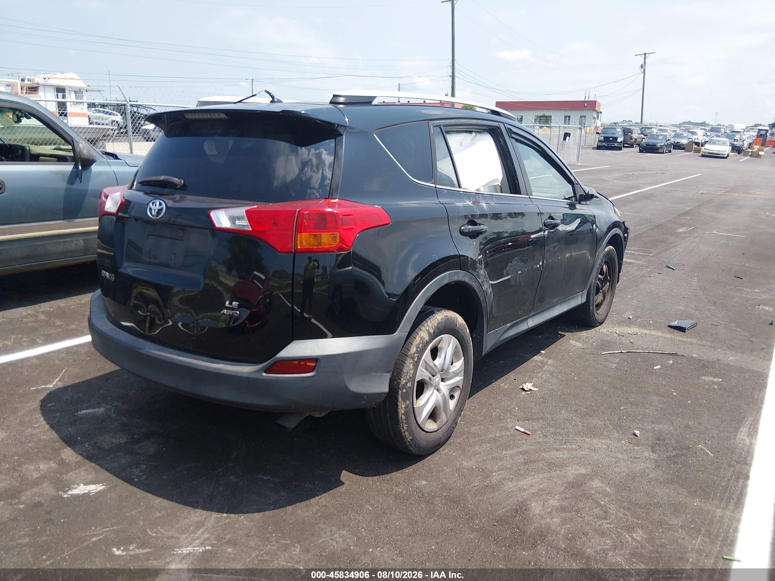 2014 Toyota Rav4 Le Black vin: 2T3BFREV2EW190466