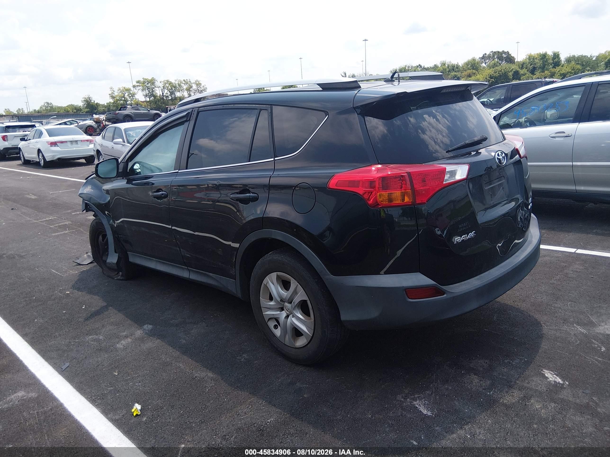 2014 Toyota Rav4 Le Black vin: 2T3BFREV2EW190466