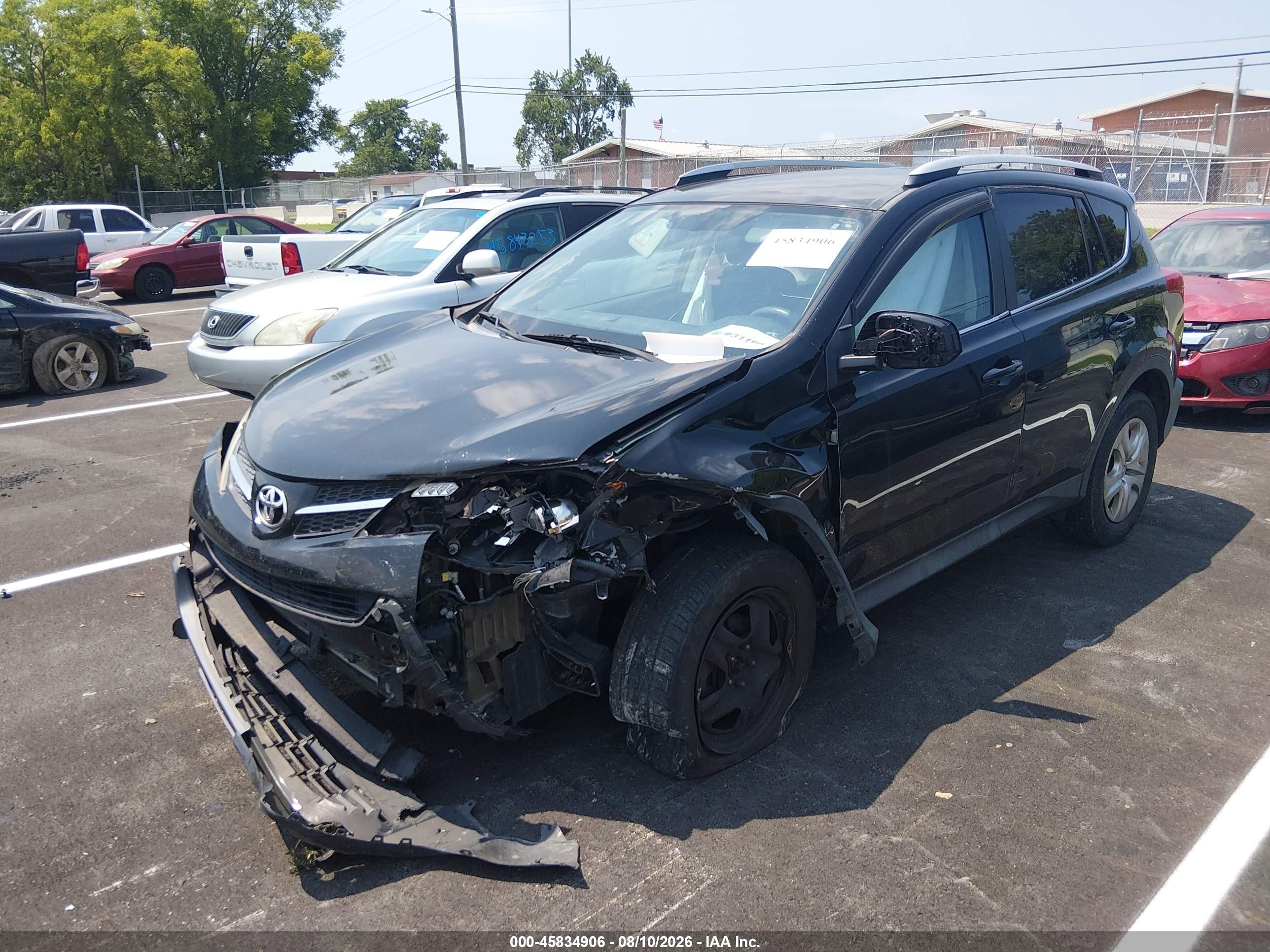 2014 Toyota Rav4 Le Black vin: 2T3BFREV2EW190466