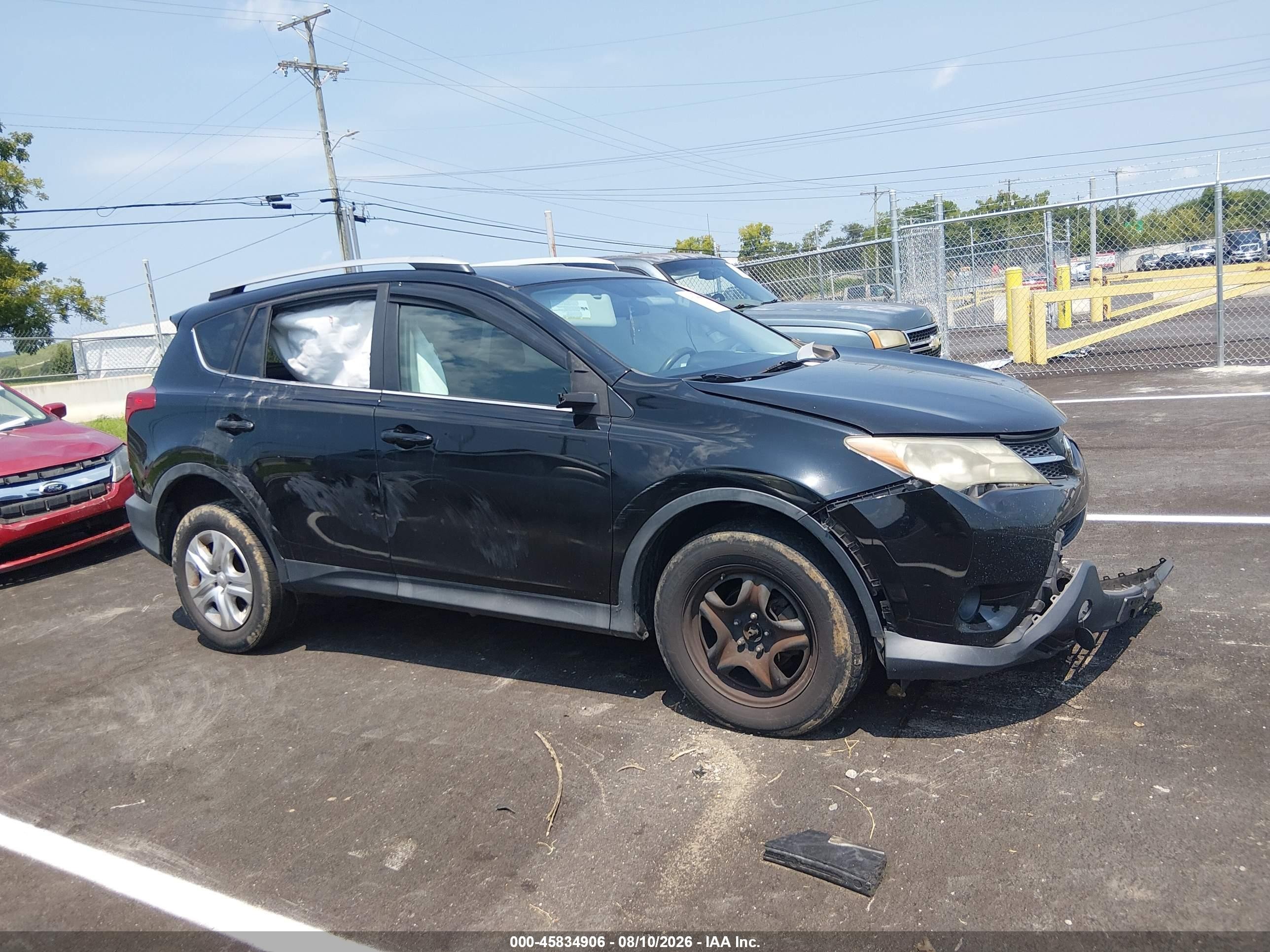 2014 Toyota Rav4 Le Black vin: 2T3BFREV2EW190466