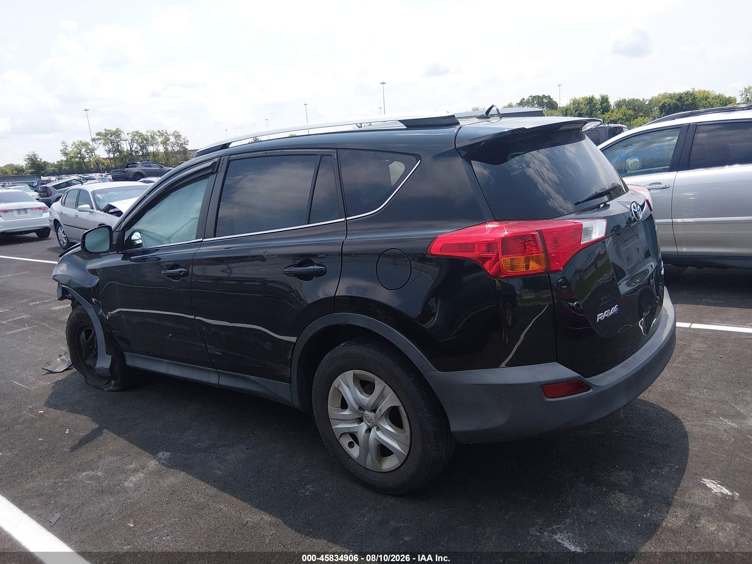 2014 Toyota Rav4 Le Black vin: 2T3BFREV2EW190466