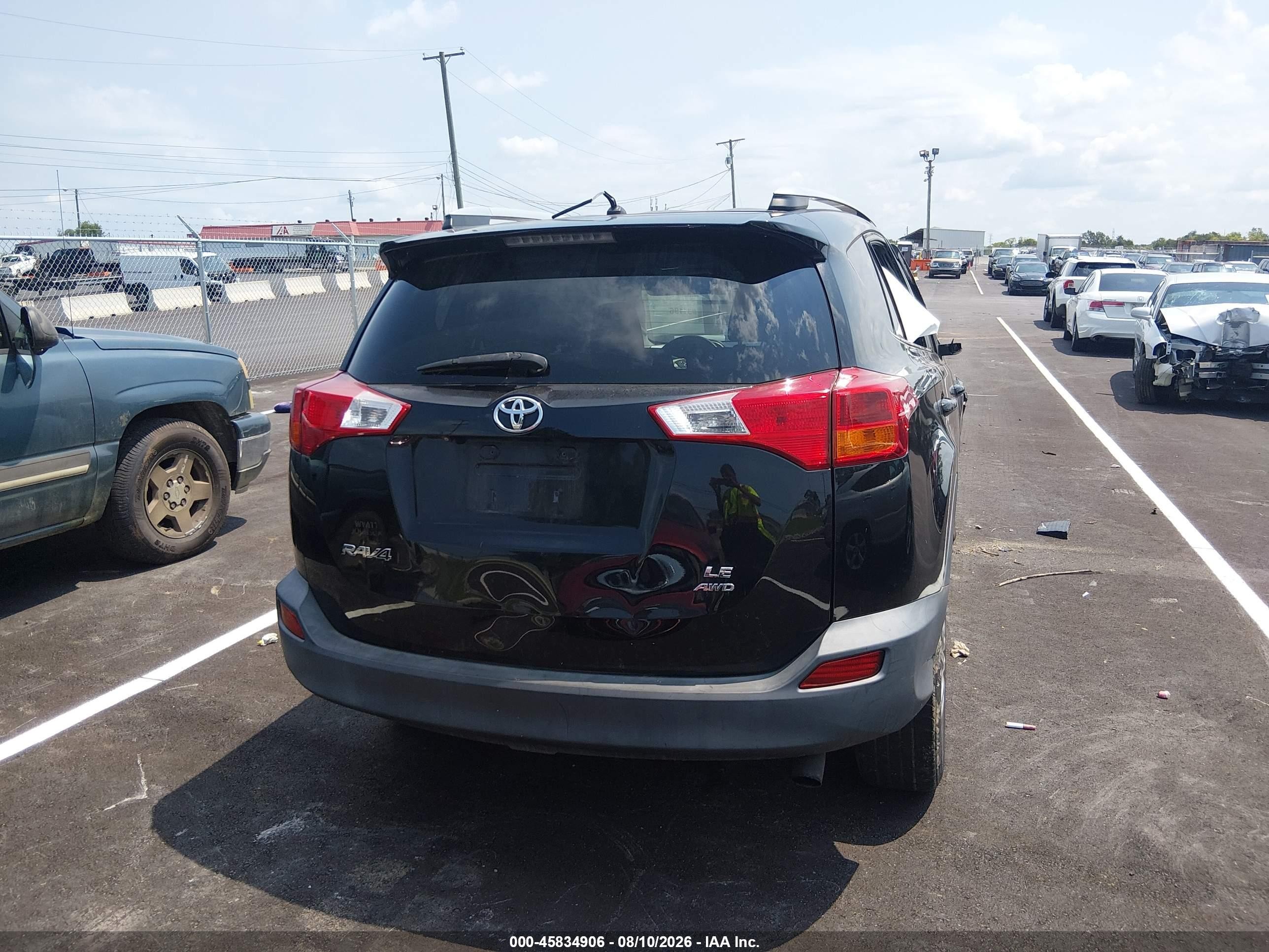 2014 Toyota Rav4 Le Black vin: 2T3BFREV2EW190466