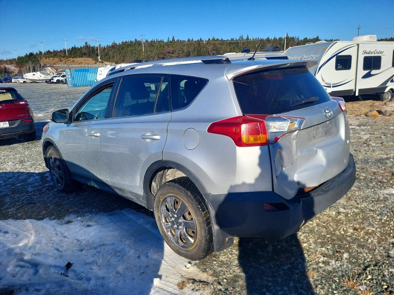 2015 Toyota Rav4 Le Silver vin: 2T3BFREV2FW259657