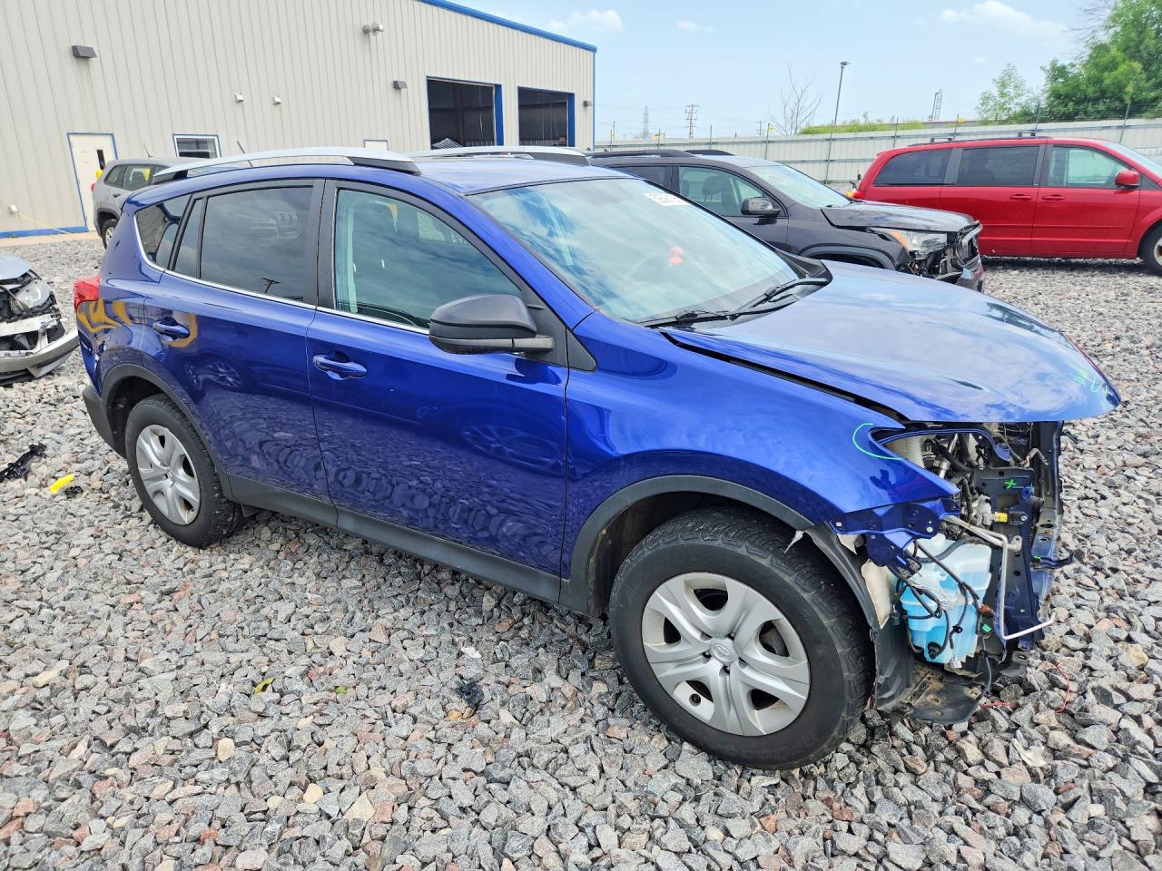 2015 Toyota Rav4 Le Blue vin: 2T3BFREV2FW276278