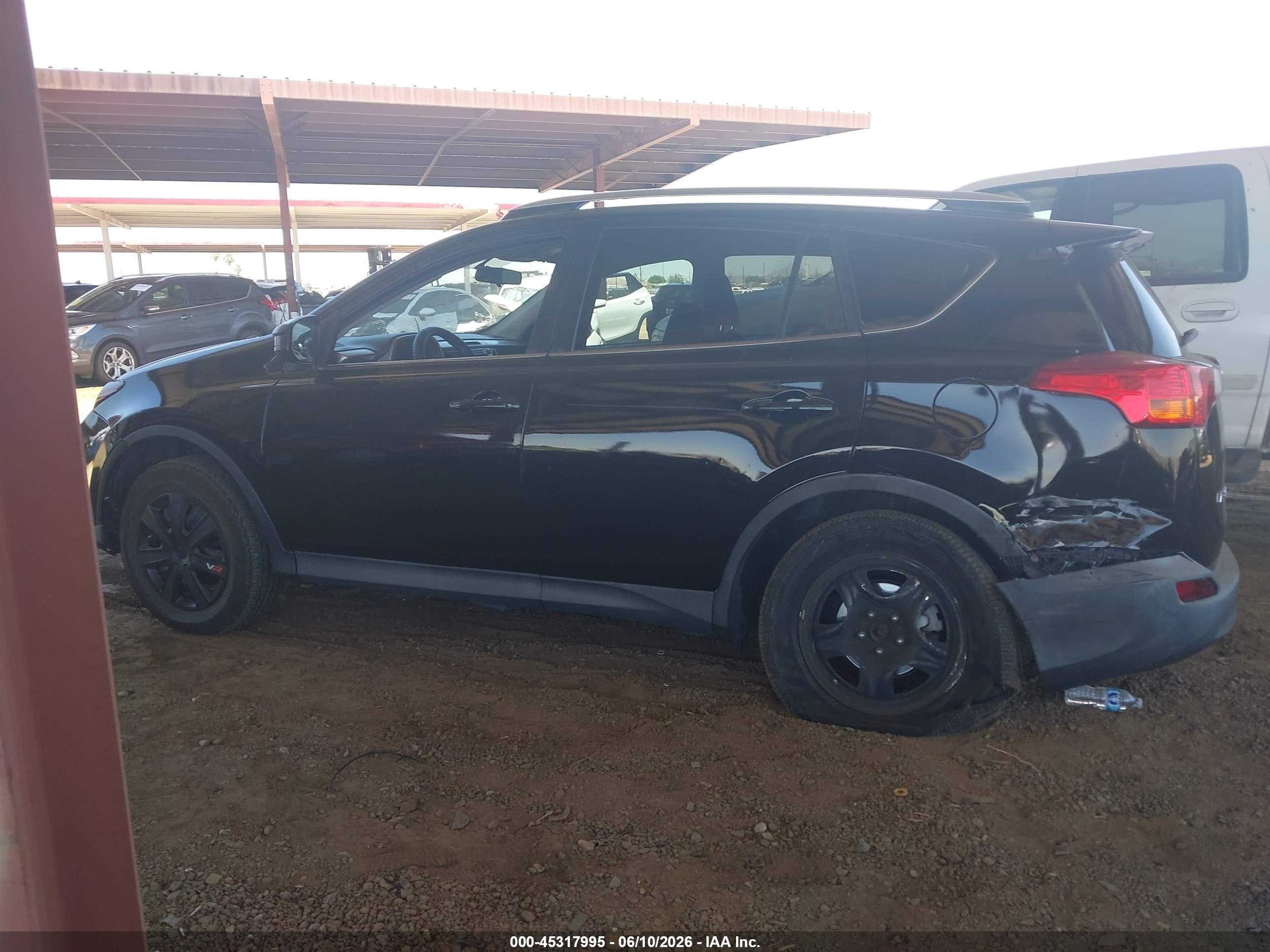 2015 Toyota Rav4 Le Black vin: 2T3BFREV2FW295025