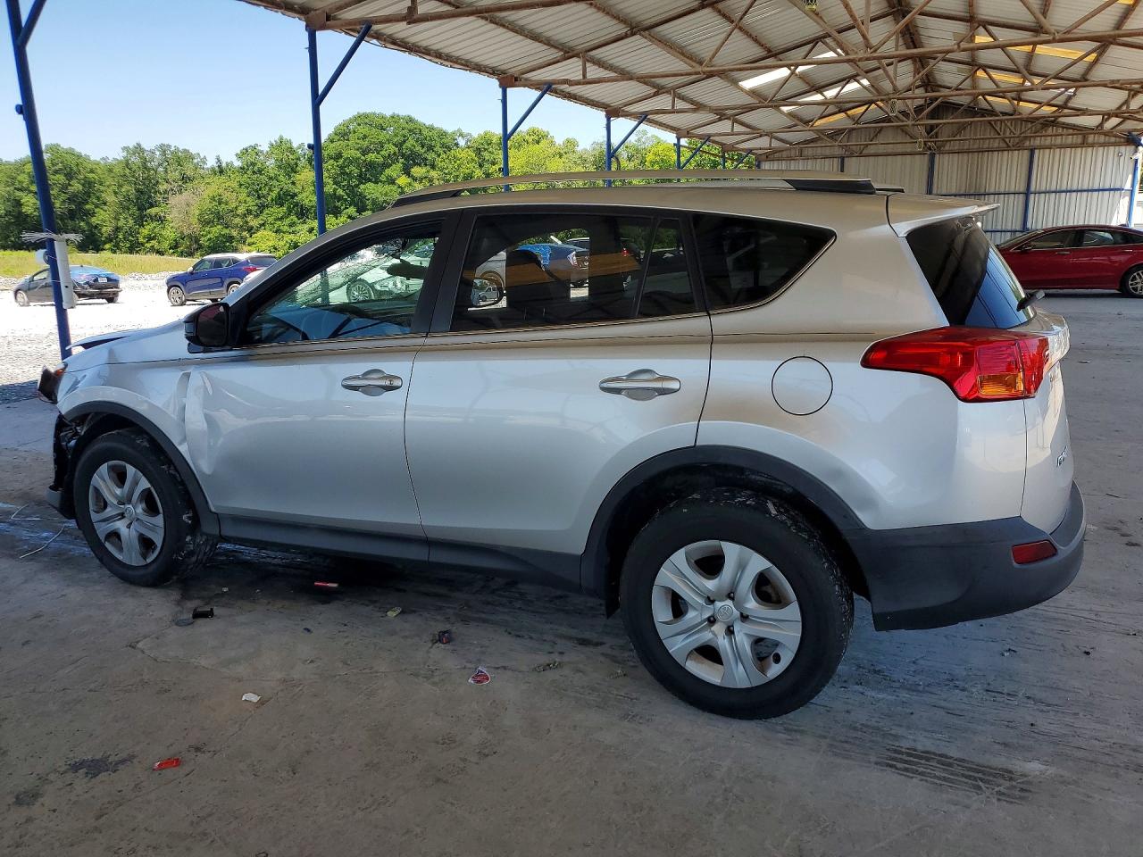 2015 Toyota Rav4 Le Silver vin: 2T3BFREV2FW356437