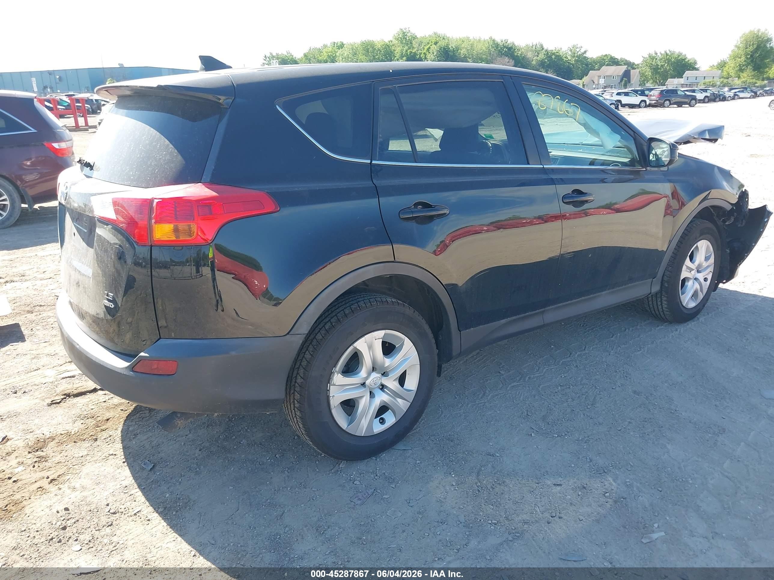 2015 Toyota Rav4 Le Black vin: 2T3BFREV2FW376719
