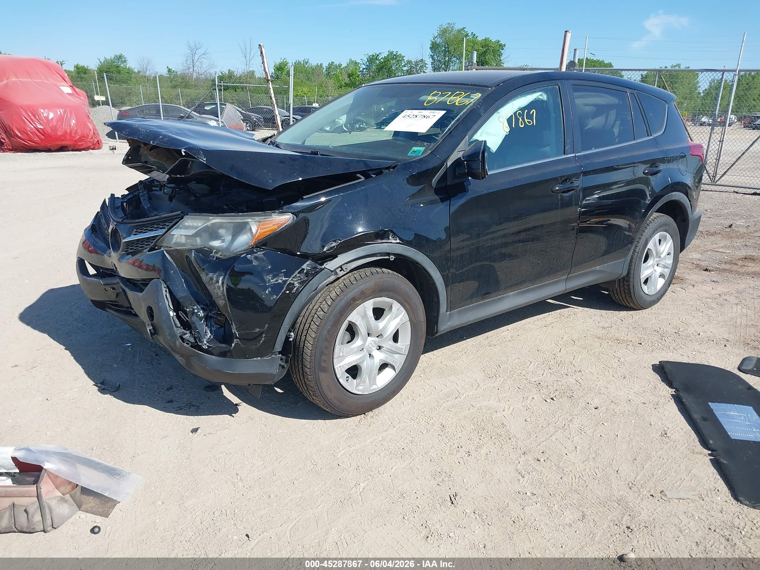 2015 Toyota Rav4 Le Black vin: 2T3BFREV2FW376719