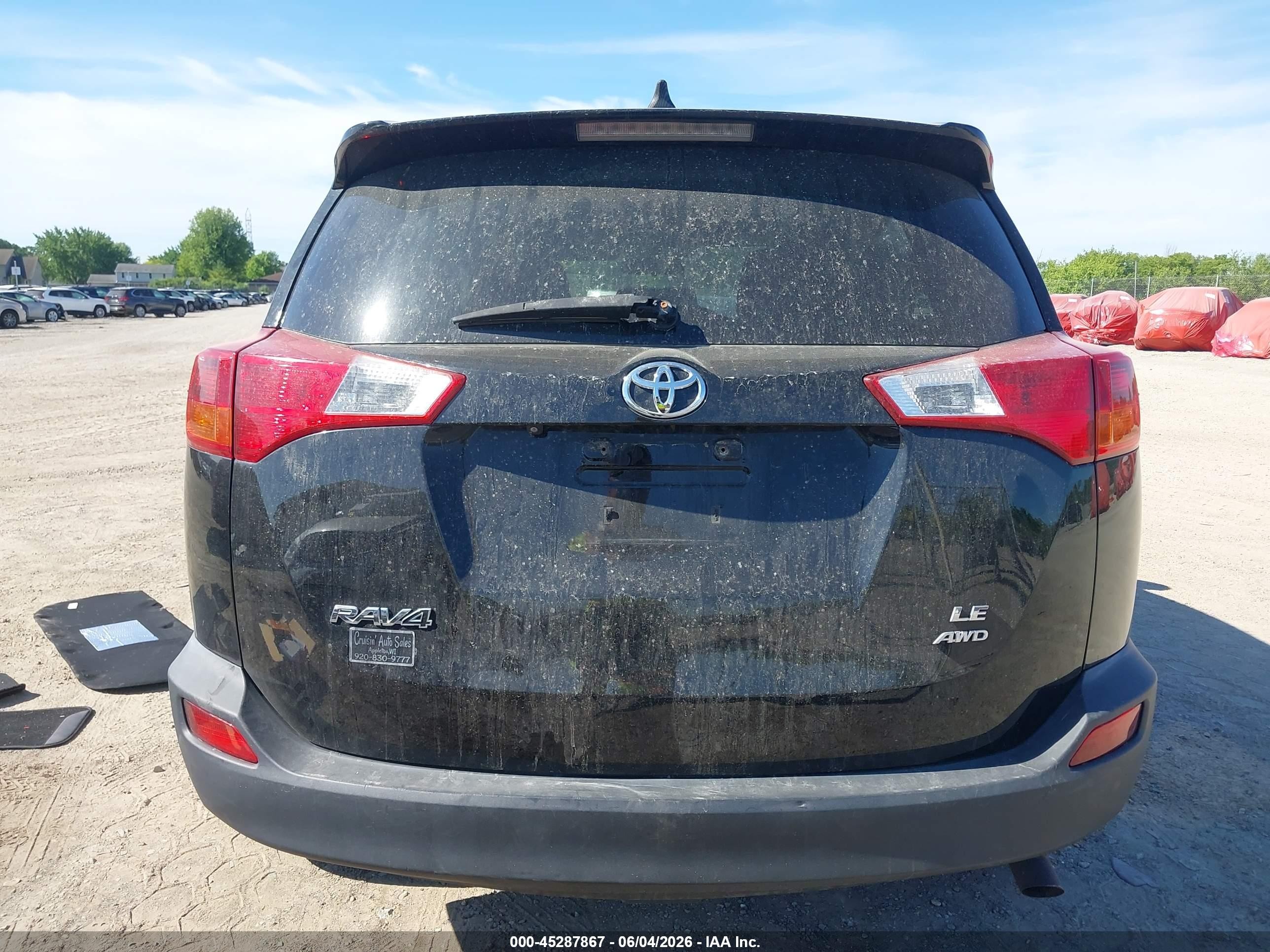 2015 Toyota Rav4 Le Black vin: 2T3BFREV2FW376719