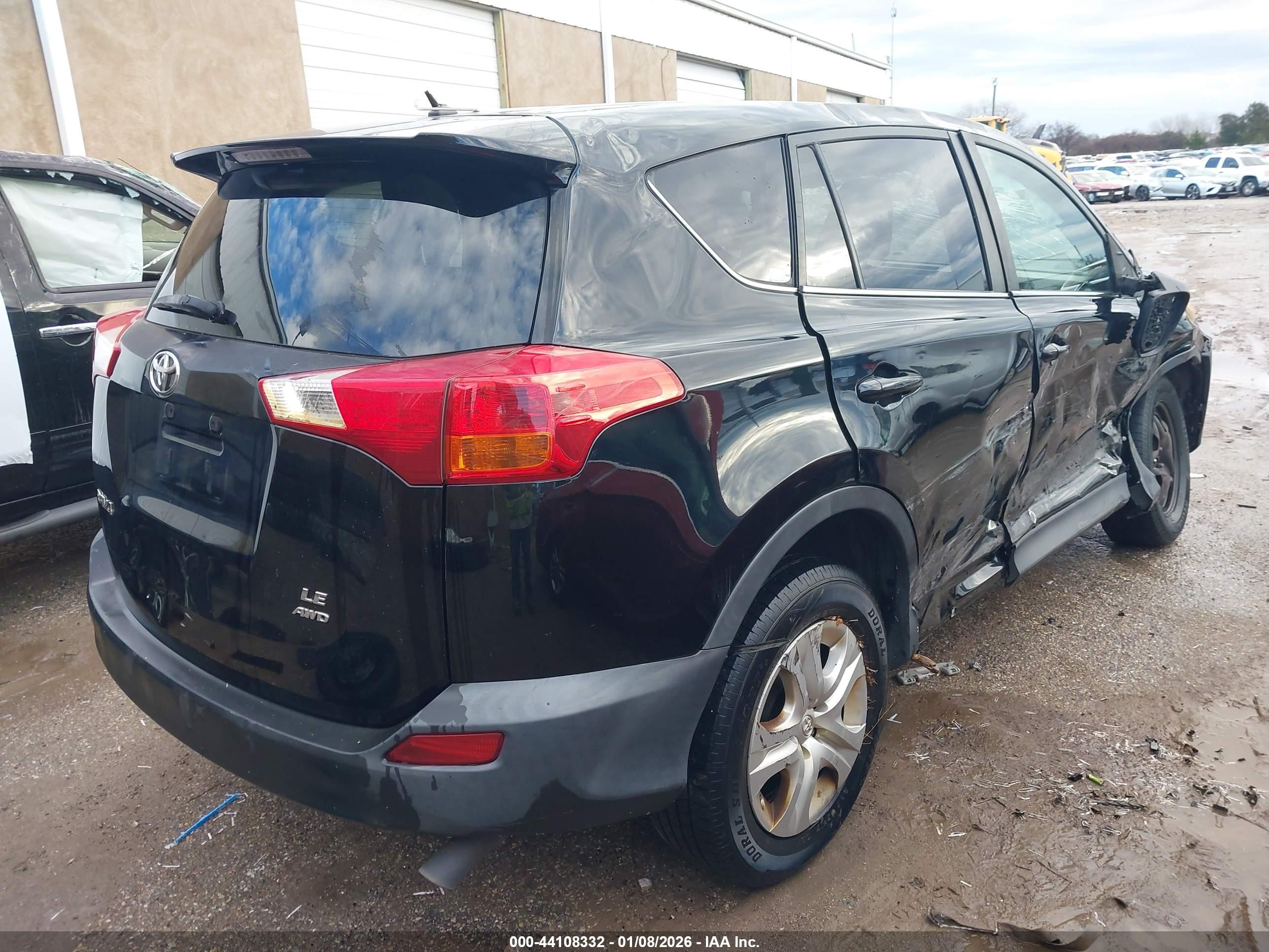2013 Toyota Rav4 Le Black vin: 2T3BFREV3DW048934