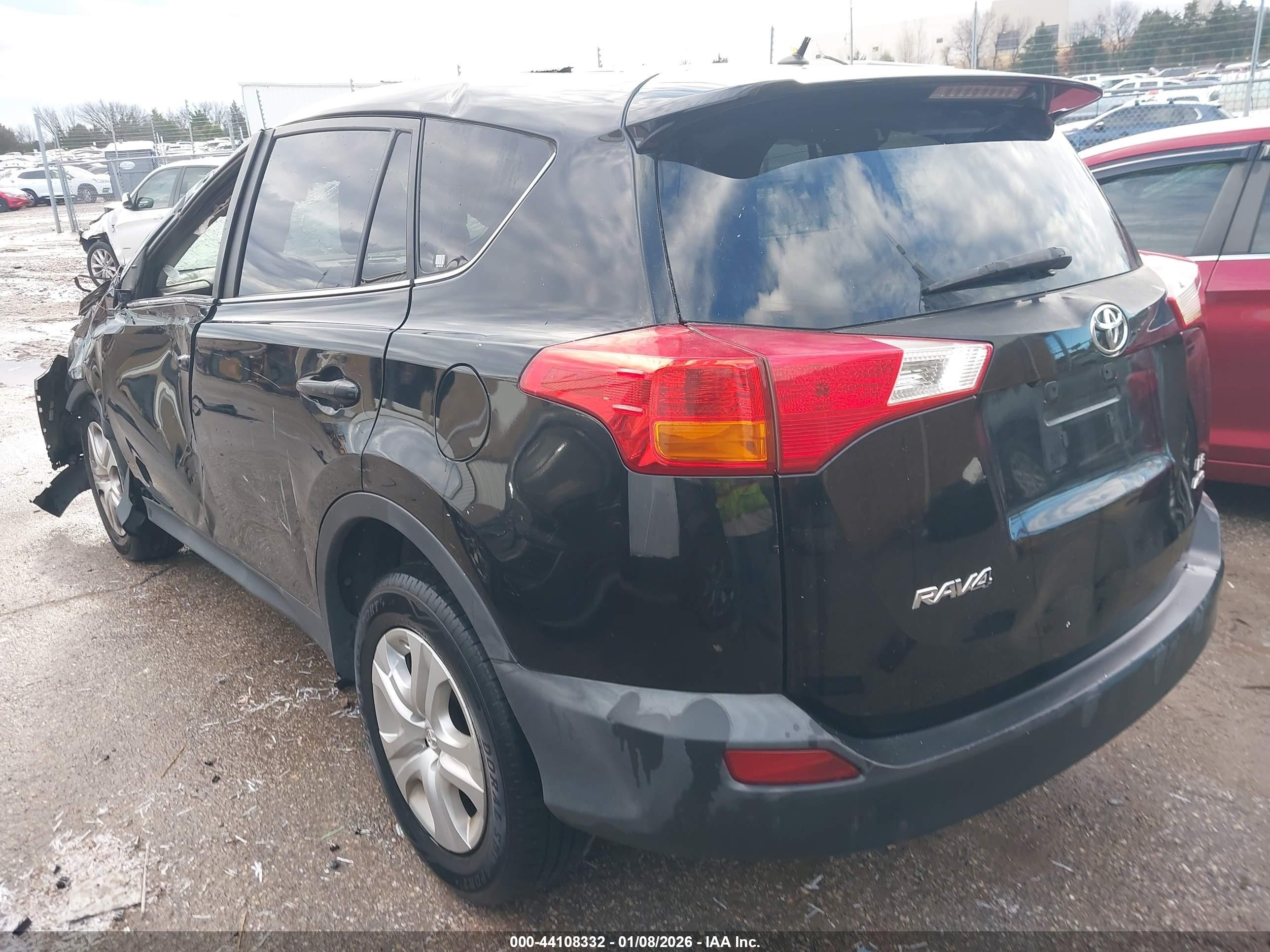 2013 Toyota Rav4 Le Black vin: 2T3BFREV3DW048934