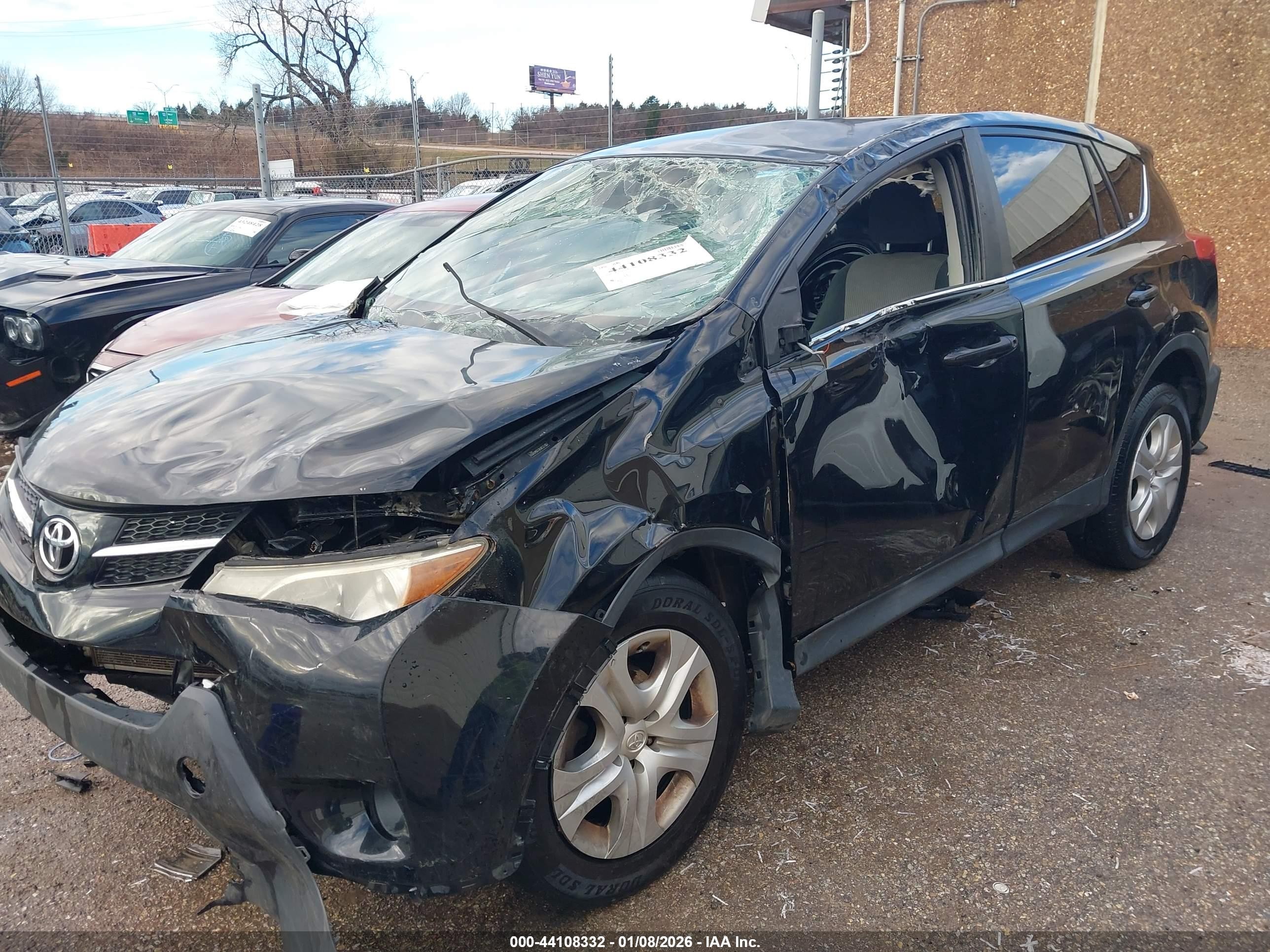 2013 Toyota Rav4 Le Black vin: 2T3BFREV3DW048934