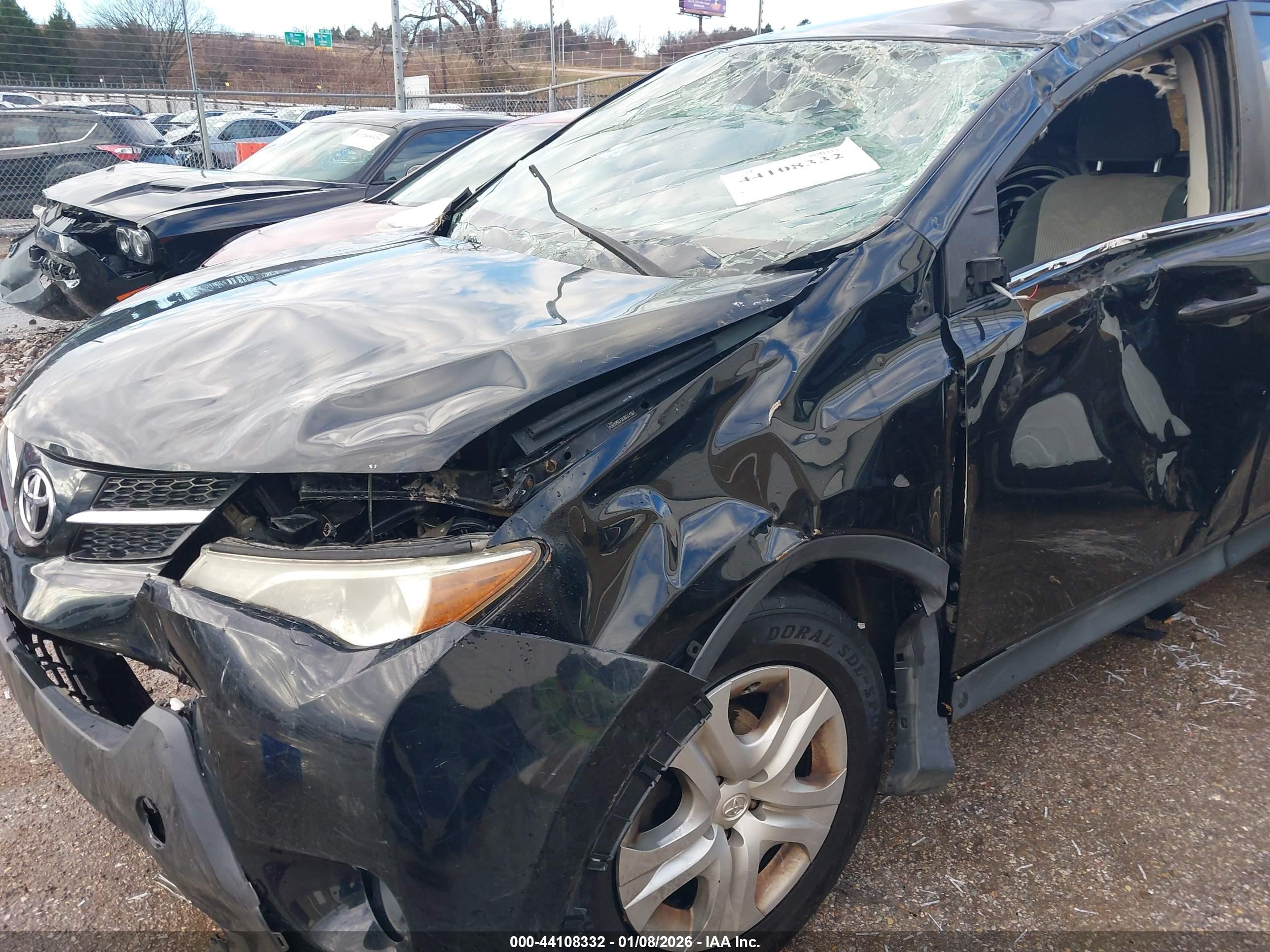 2013 Toyota Rav4 Le Black vin: 2T3BFREV3DW048934