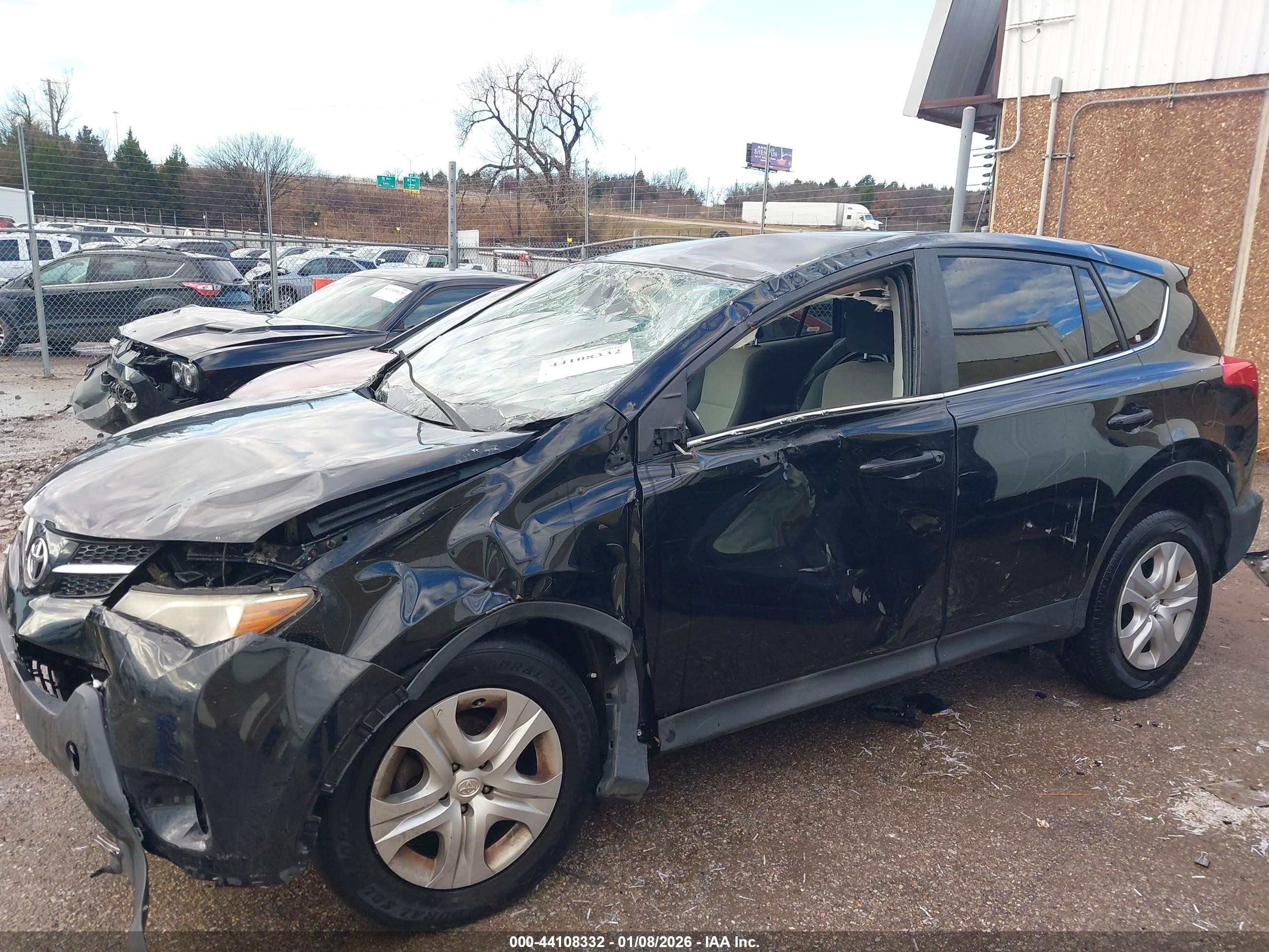 2013 Toyota Rav4 Le Black vin: 2T3BFREV3DW048934