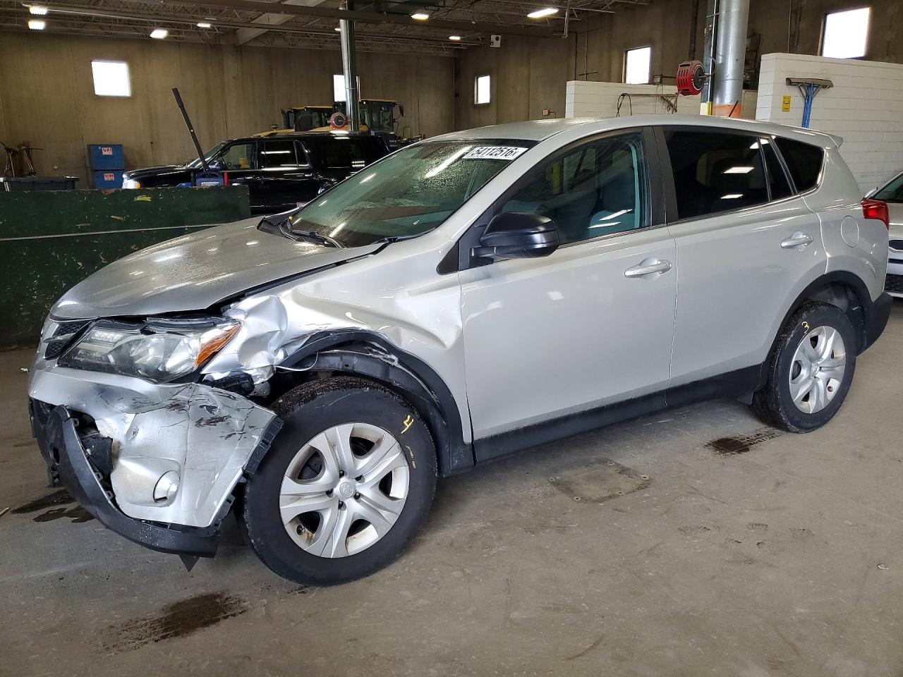 2013 Toyota Rav4 Le Silver vin: 2T3BFREV3DW057732