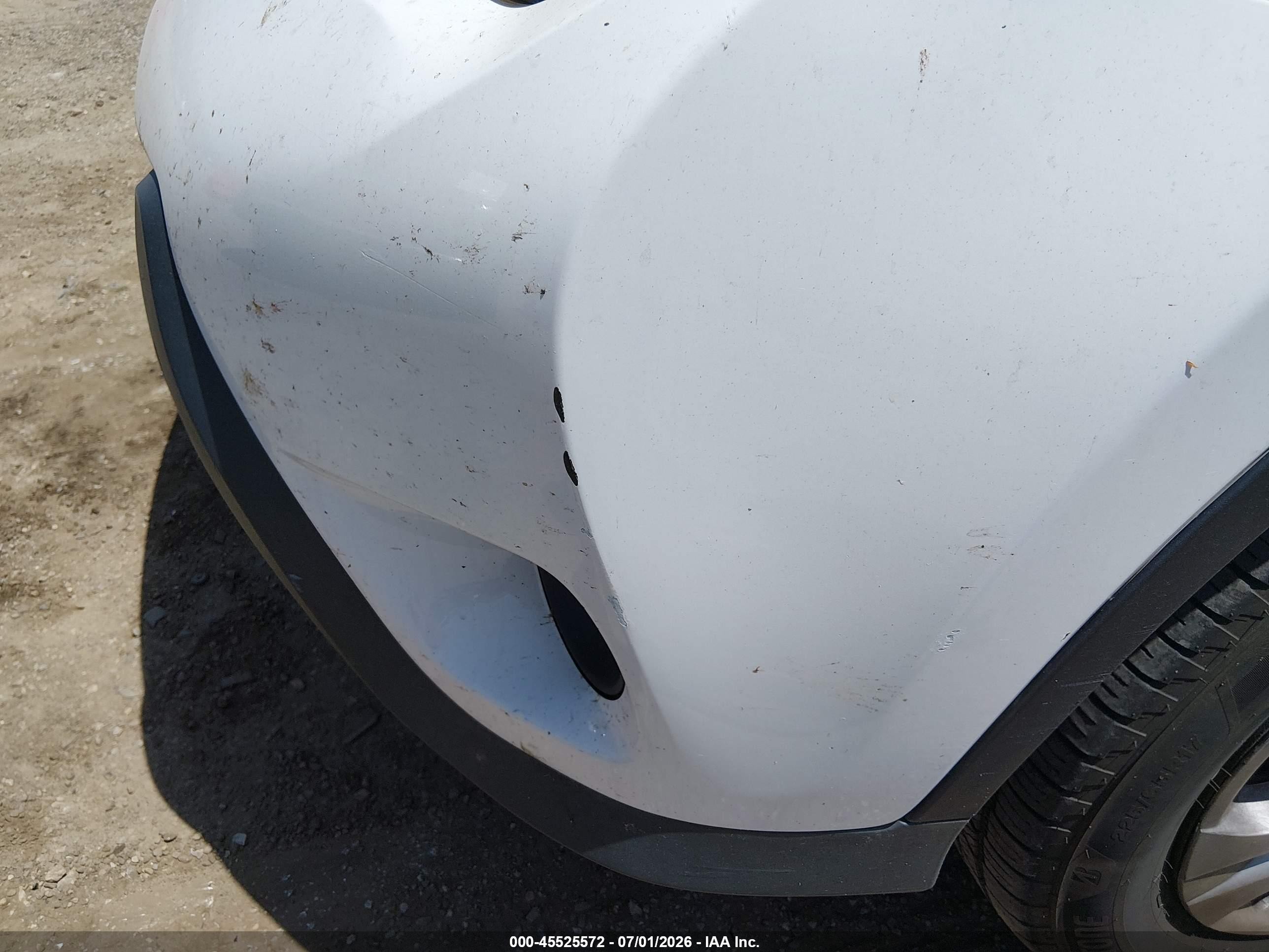 2013 Toyota Rav4 Le White vin: 2T3BFREV3DW058783