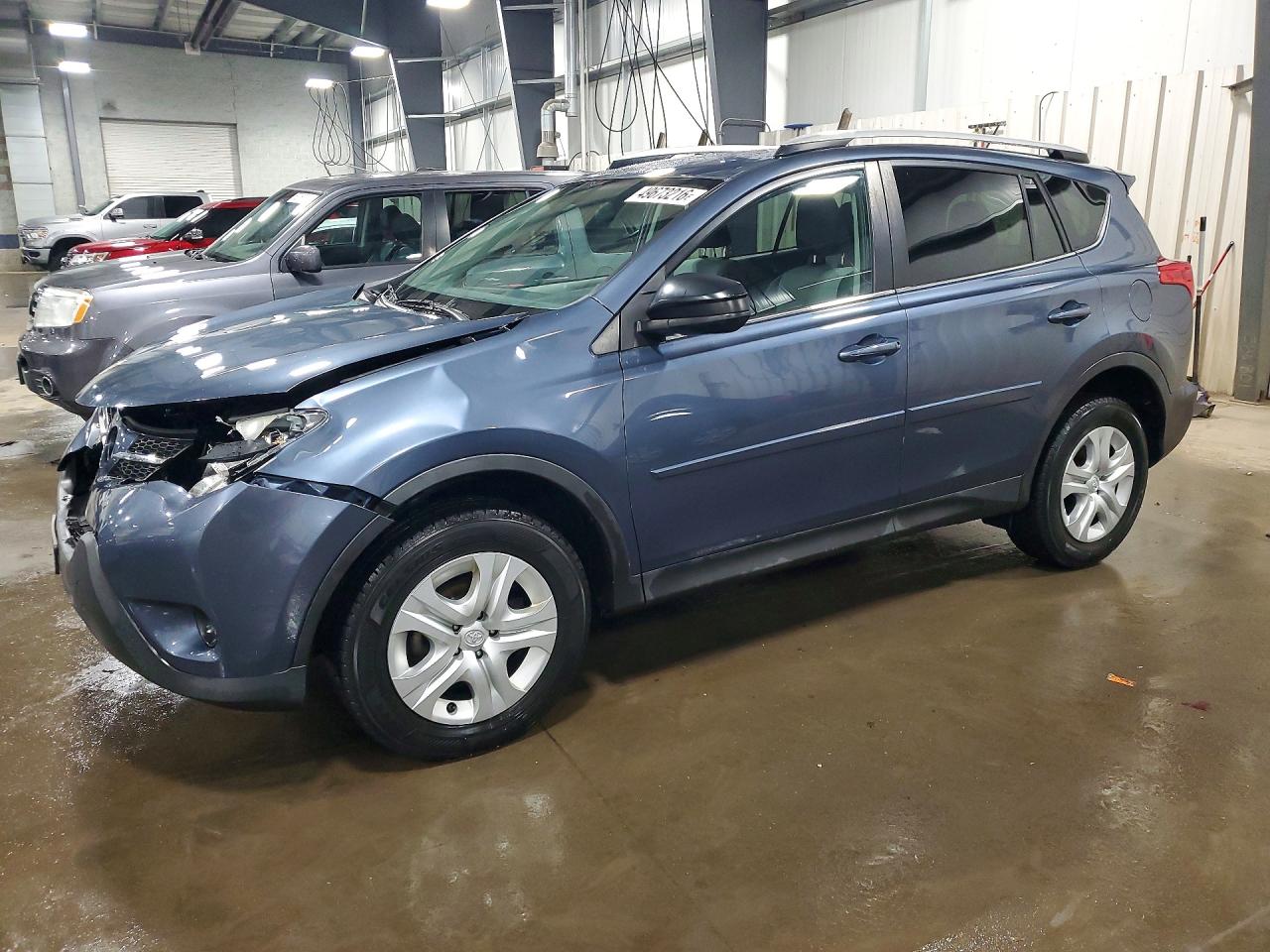 2013 Toyota Rav4 Le Blue vin: 2T3BFREV3DW096238