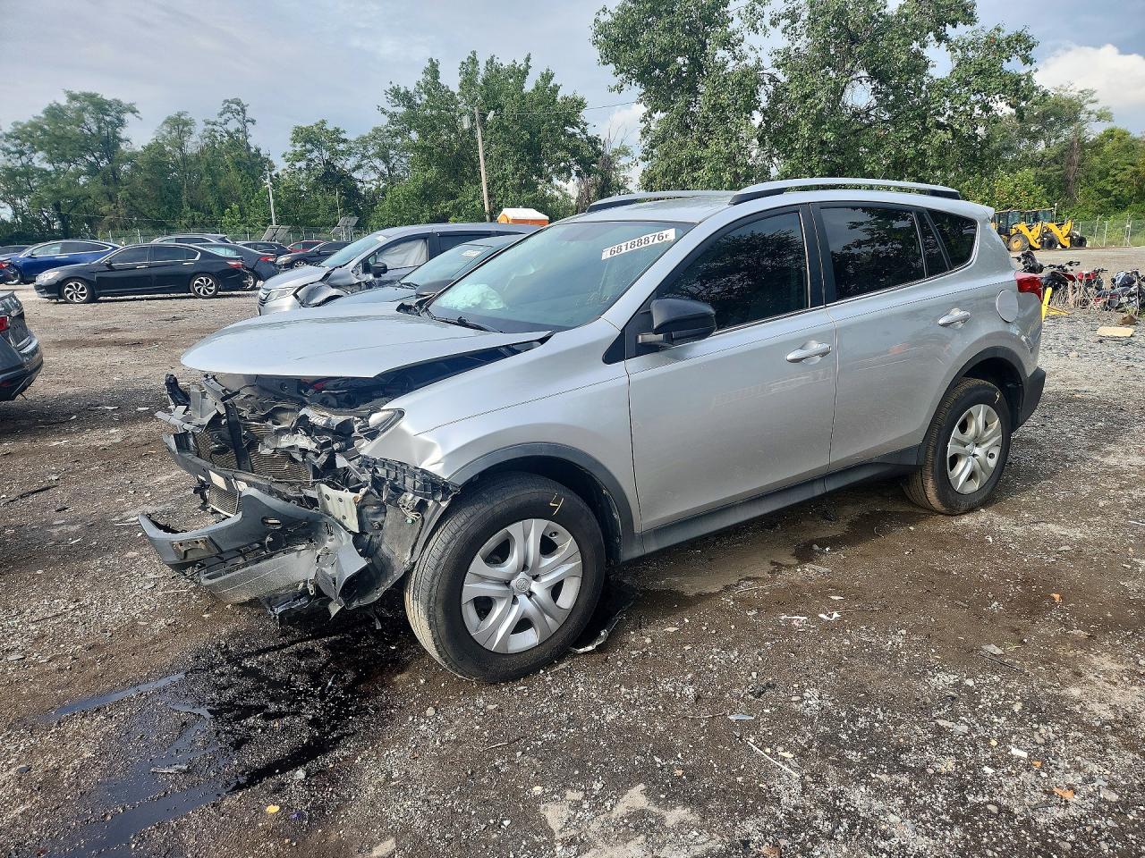 2013 Toyota Rav4 Le Silver vin: 2T3BFREV3DW101261