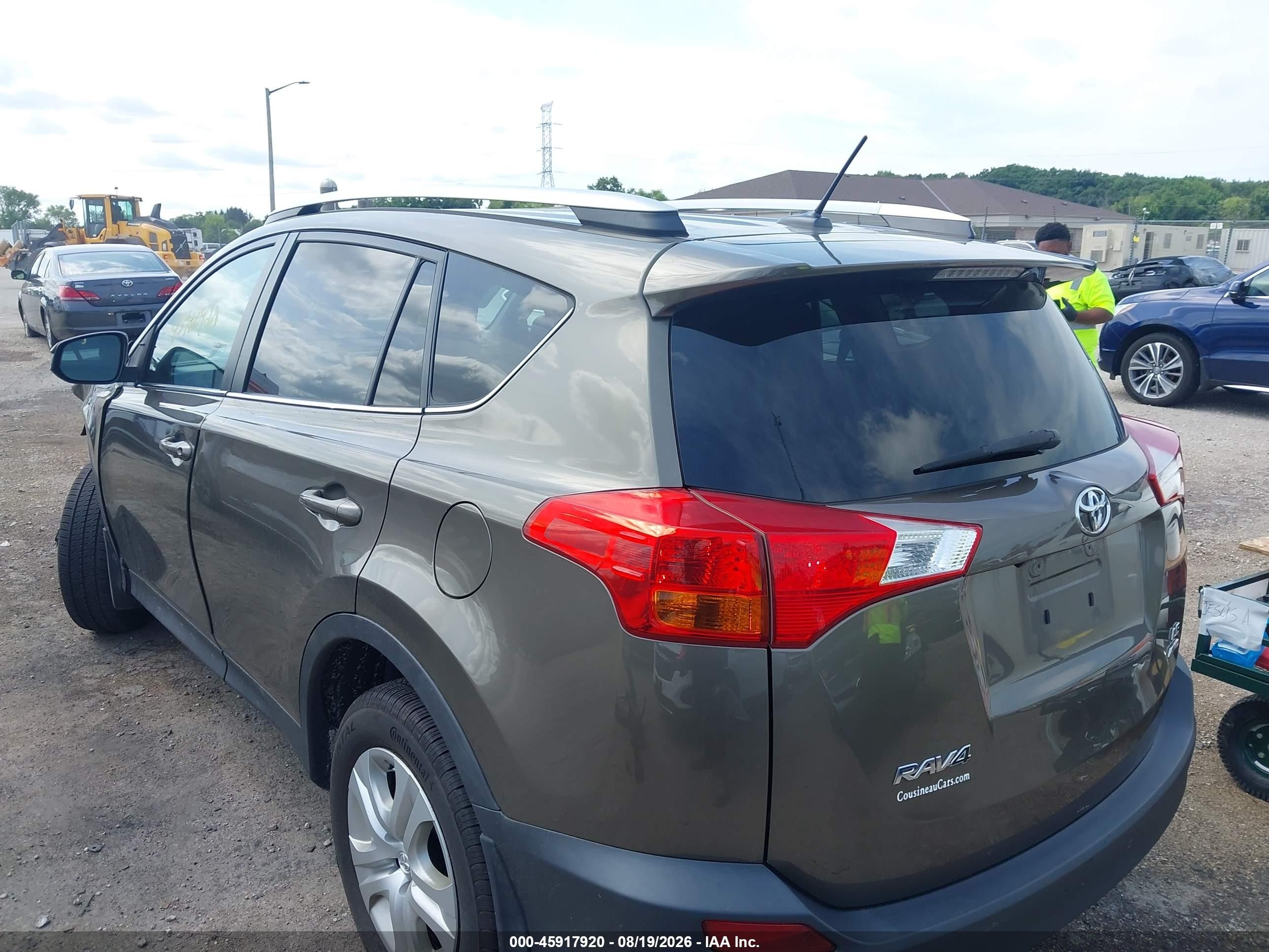 2014 Toyota Rav4 Le Brown vin: 2T3BFREV3EW145715