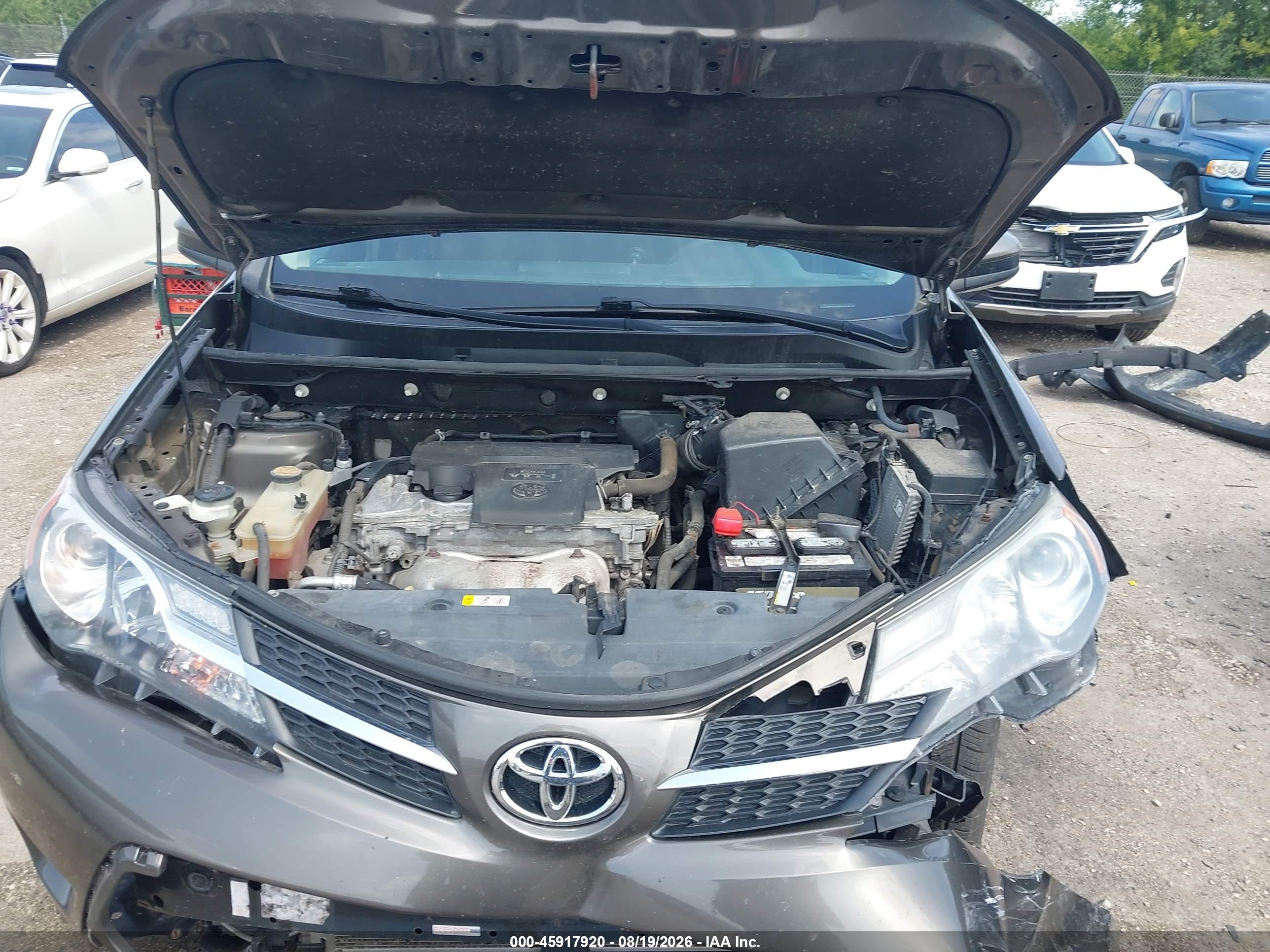 2014 Toyota Rav4 Le Brown vin: 2T3BFREV3EW145715