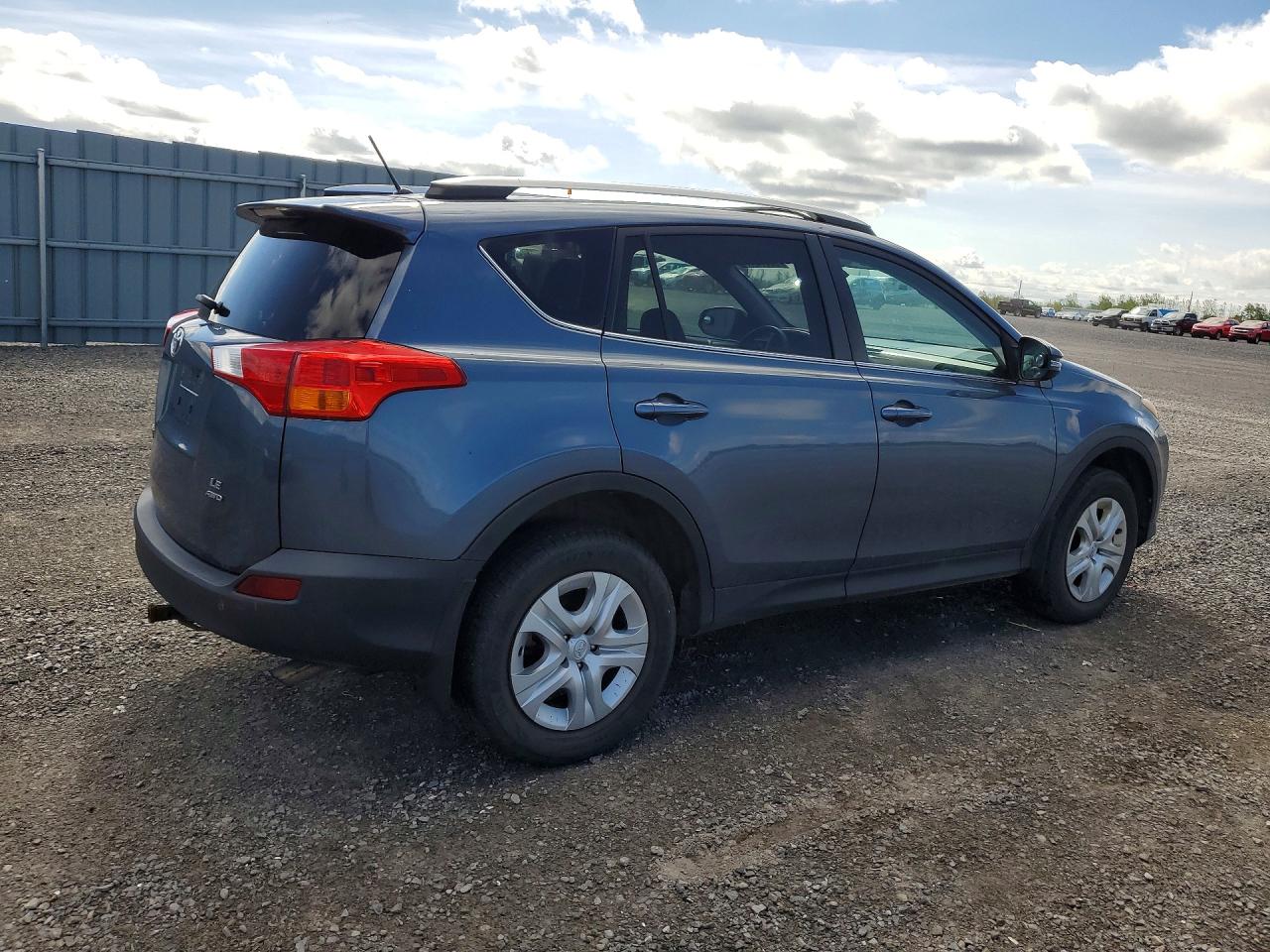 2014 Toyota Rav4 Le Blue vin: 2T3BFREV3EW190881