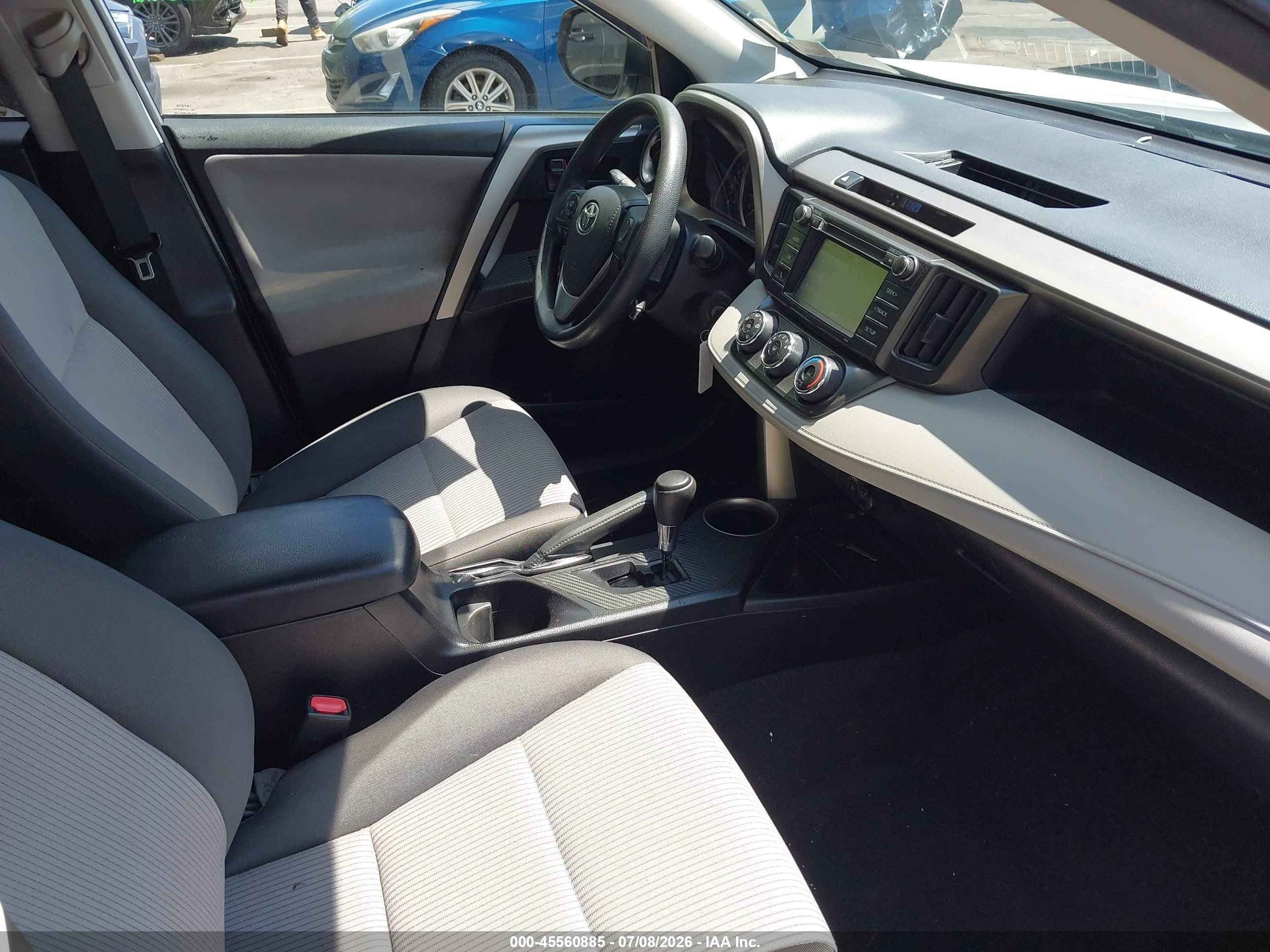 2014 Toyota Rav4 Le Gray vin: 2T3BFREV3EW227203