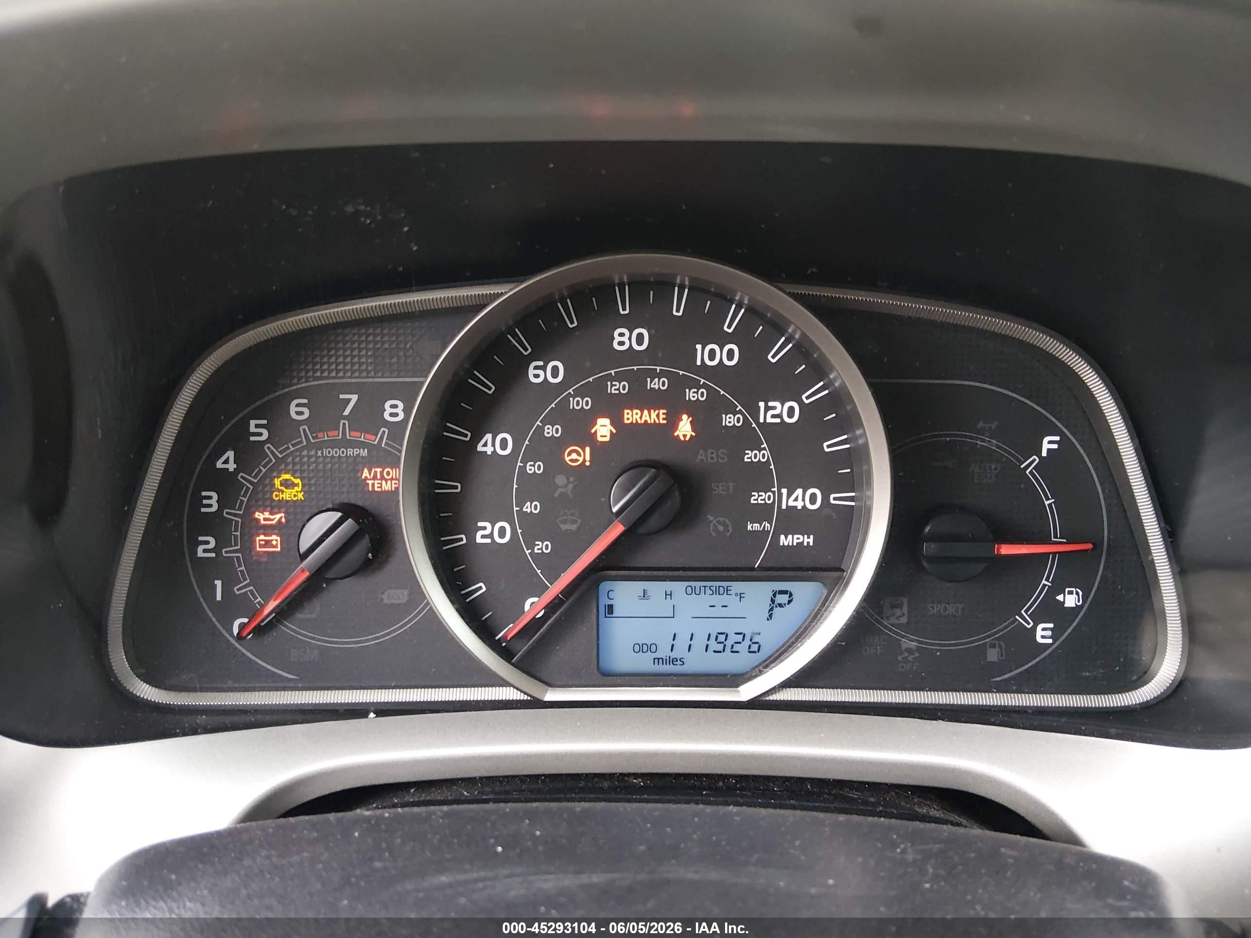 2015 Toyota Rav4 Le Gray vin: 2T3BFREV3FW264432