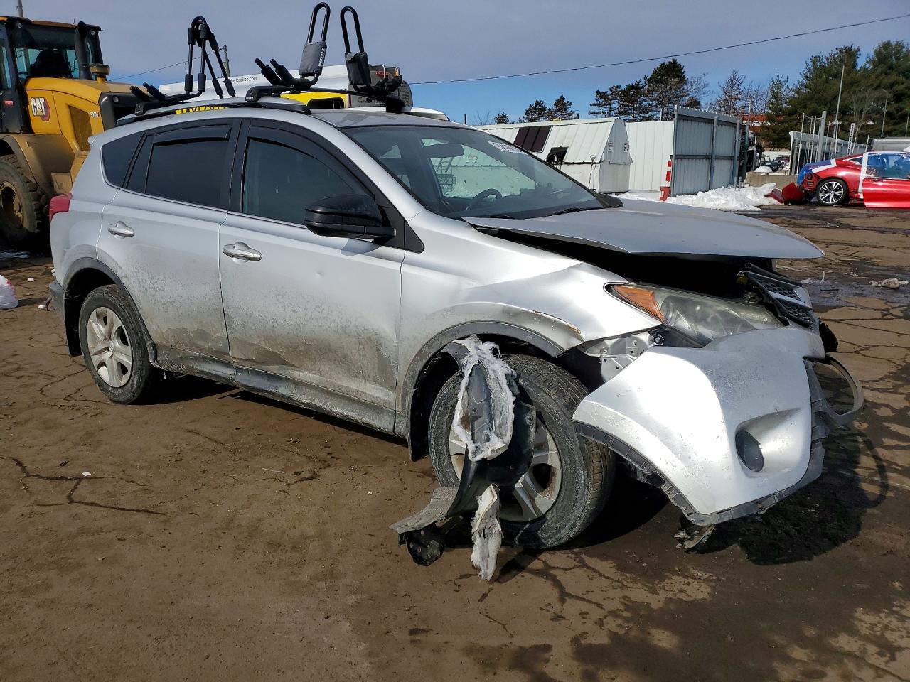 2015 Toyota Rav4 Le Серебряный vin: 2T3BFREV3FW326914
