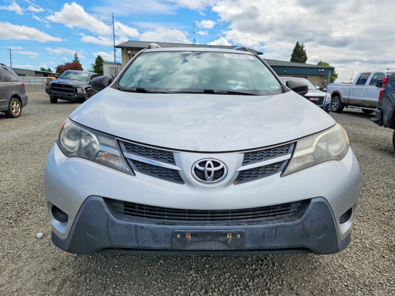 2013 Toyota Rav4 Le Silver vin: 2T3BFREV4DW056170