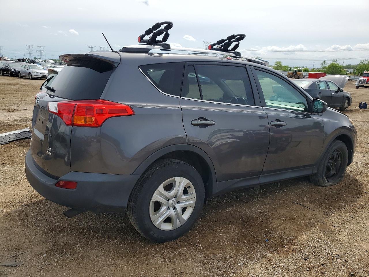2013 Toyota Rav4 Le Gray vin: 2T3BFREV4DW072319