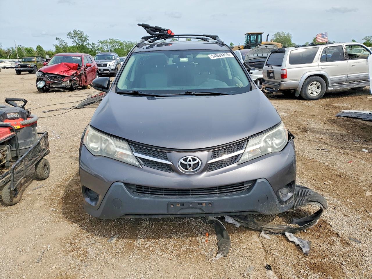2013 Toyota Rav4 Le Gray vin: 2T3BFREV4DW072319