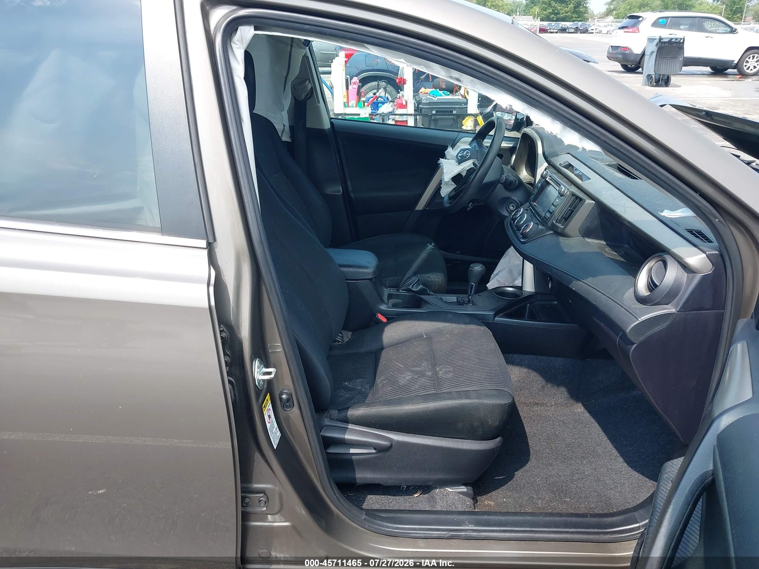 2014 Toyota Rav4 Le Gray vin: 2T3BFREV4EW141558