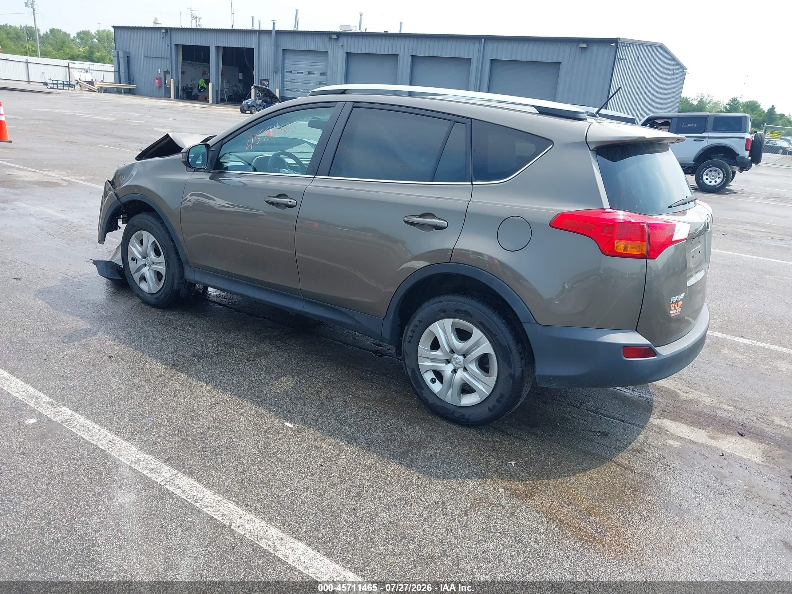 2014 Toyota Rav4 Le Gray vin: 2T3BFREV4EW141558