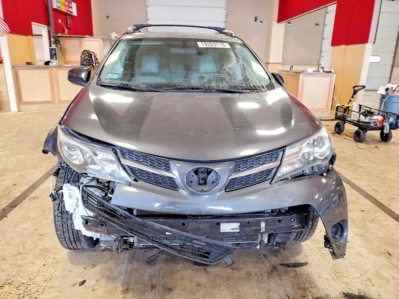 2014 Toyota Rav4 Le Gray vin: 2T3BFREV4EW141818