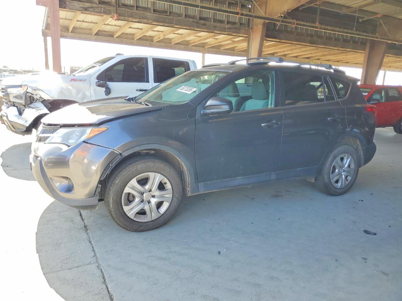 2014 Toyota Rav4 Le Серый vin: 2T3BFREV4EW152608