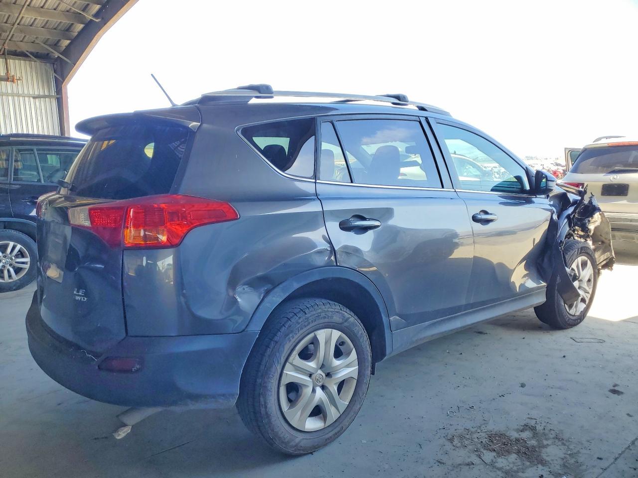 2014 Toyota Rav4 Le Gray vin: 2T3BFREV4EW152608