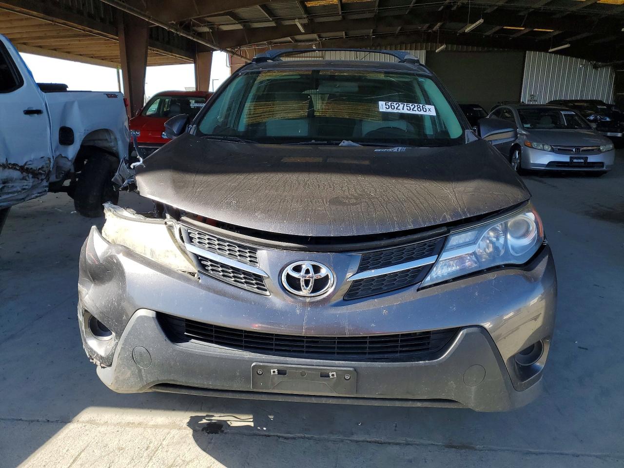2014 Toyota Rav4 Le Gray vin: 2T3BFREV4EW152608