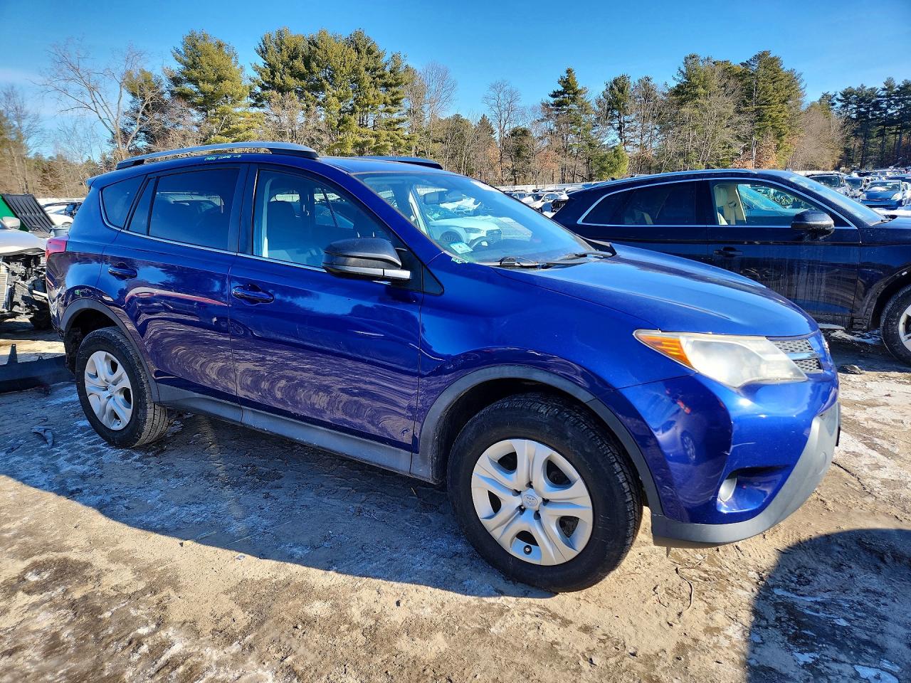 2014 Toyota Rav4 Le Синий vin: 2T3BFREV4EW202021