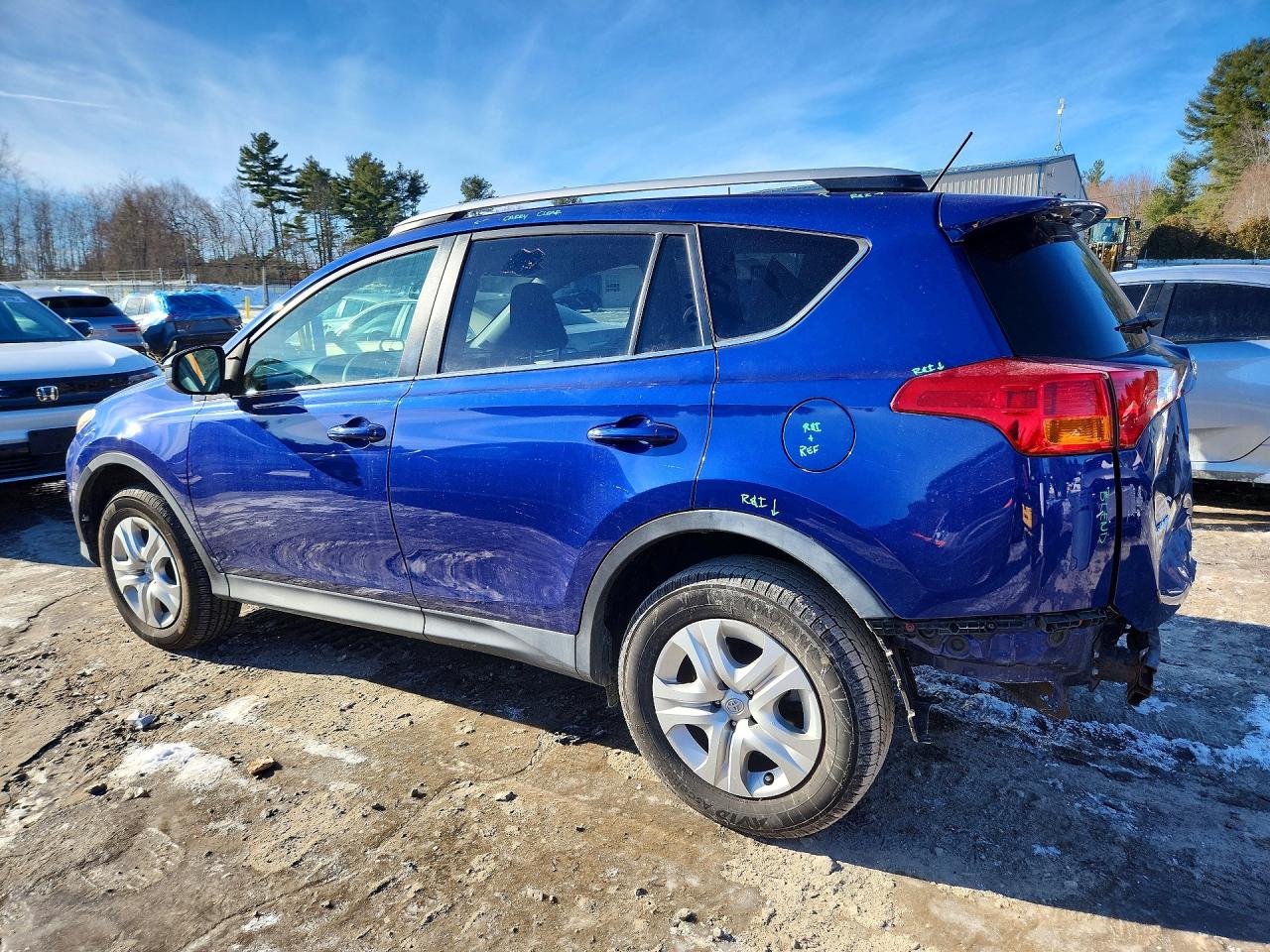 2014 Toyota Rav4 Le Синий vin: 2T3BFREV4EW202021
