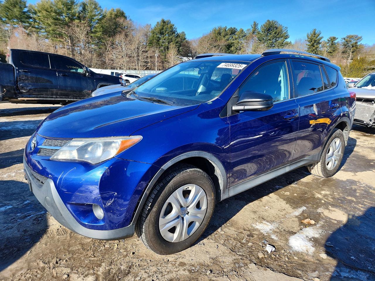 2014 Toyota Rav4 Le Синий vin: 2T3BFREV4EW202021
