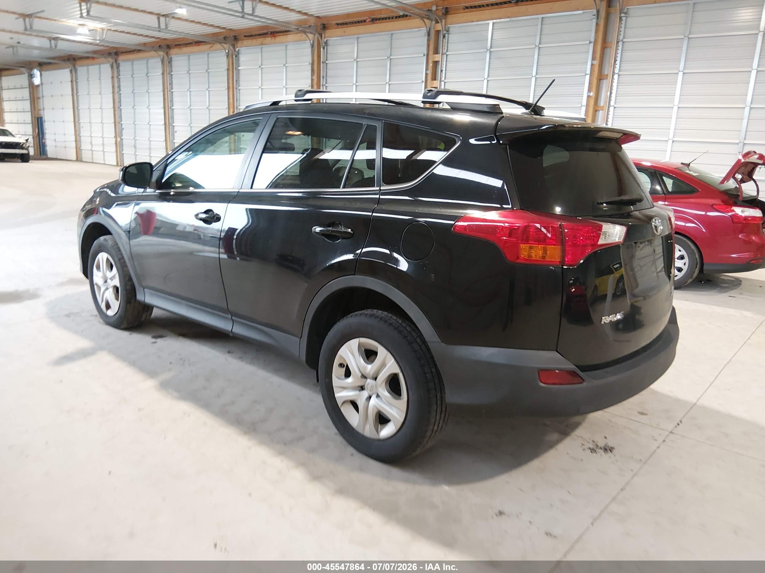 2014 Toyota Rav4 Le Black vin: 2T3BFREV4EW206392