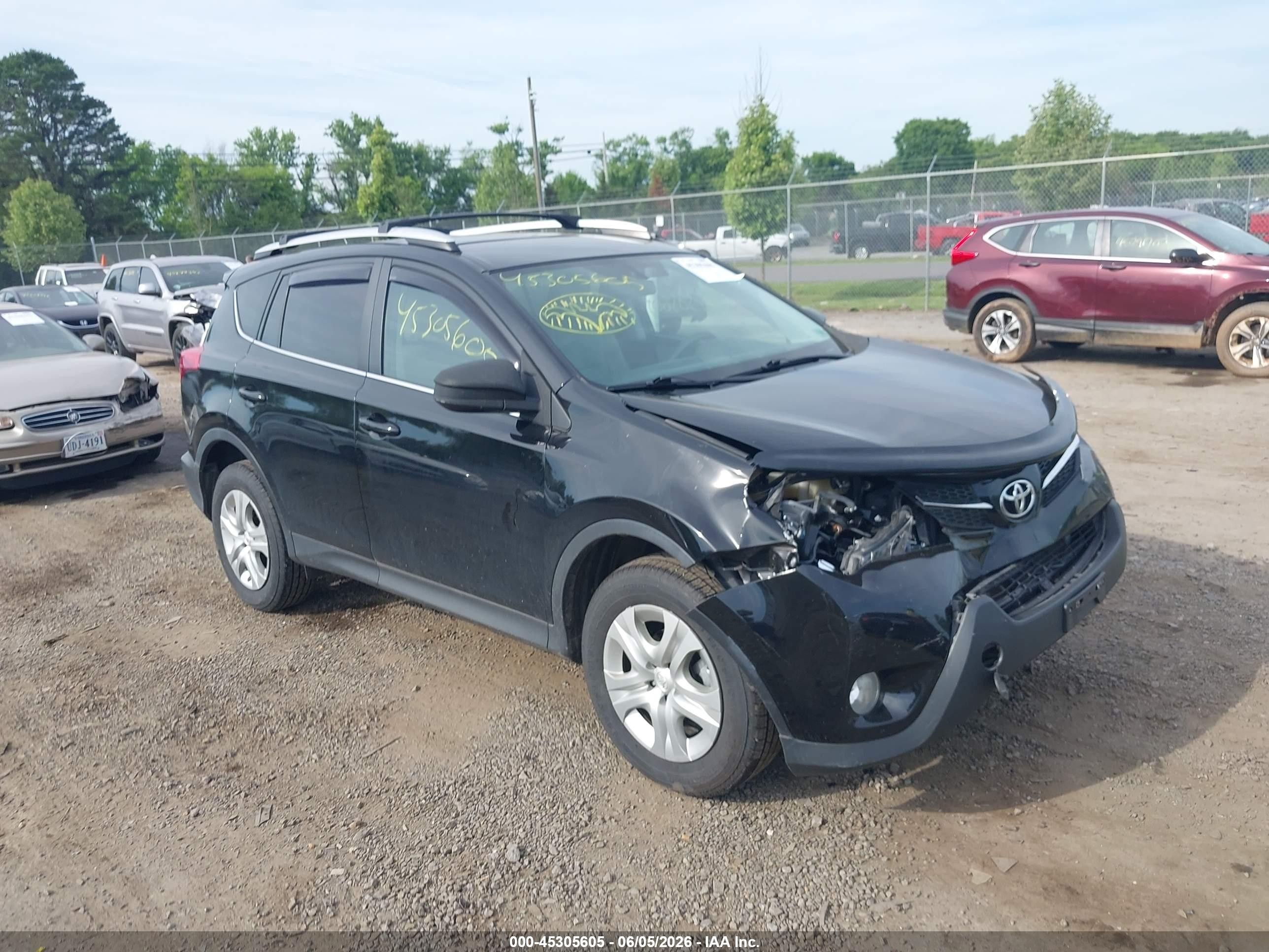 2014 Toyota Rav4 Le Black vin: 2T3BFREV4EW208224